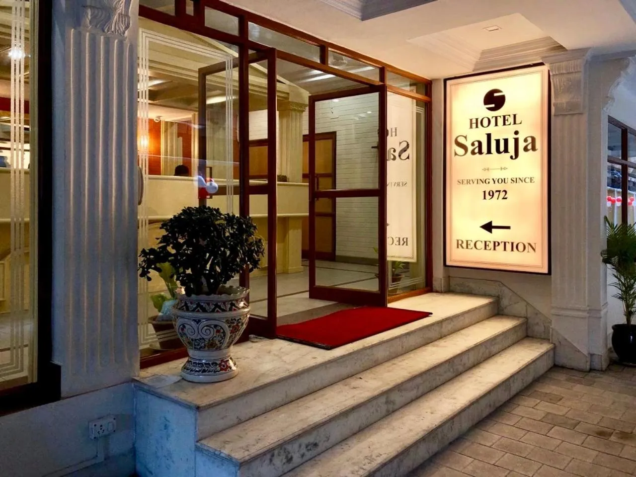 Property building in Hotel Saluja