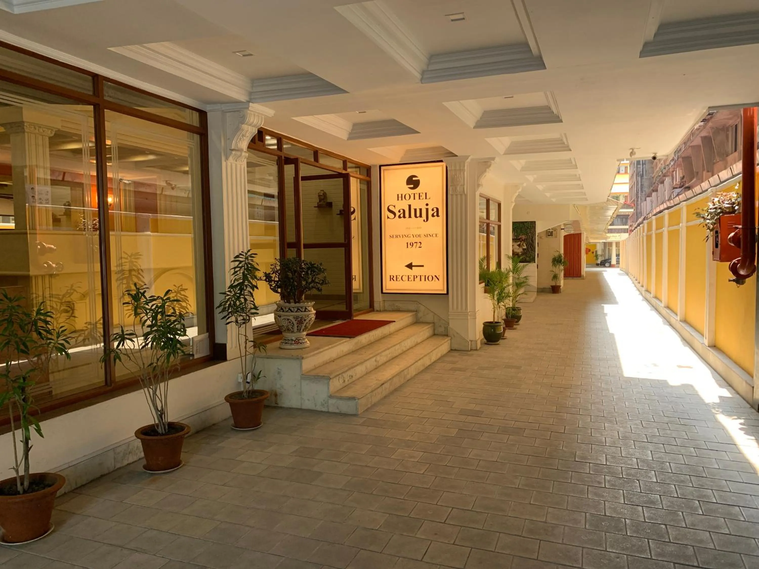 Property building in Hotel Saluja