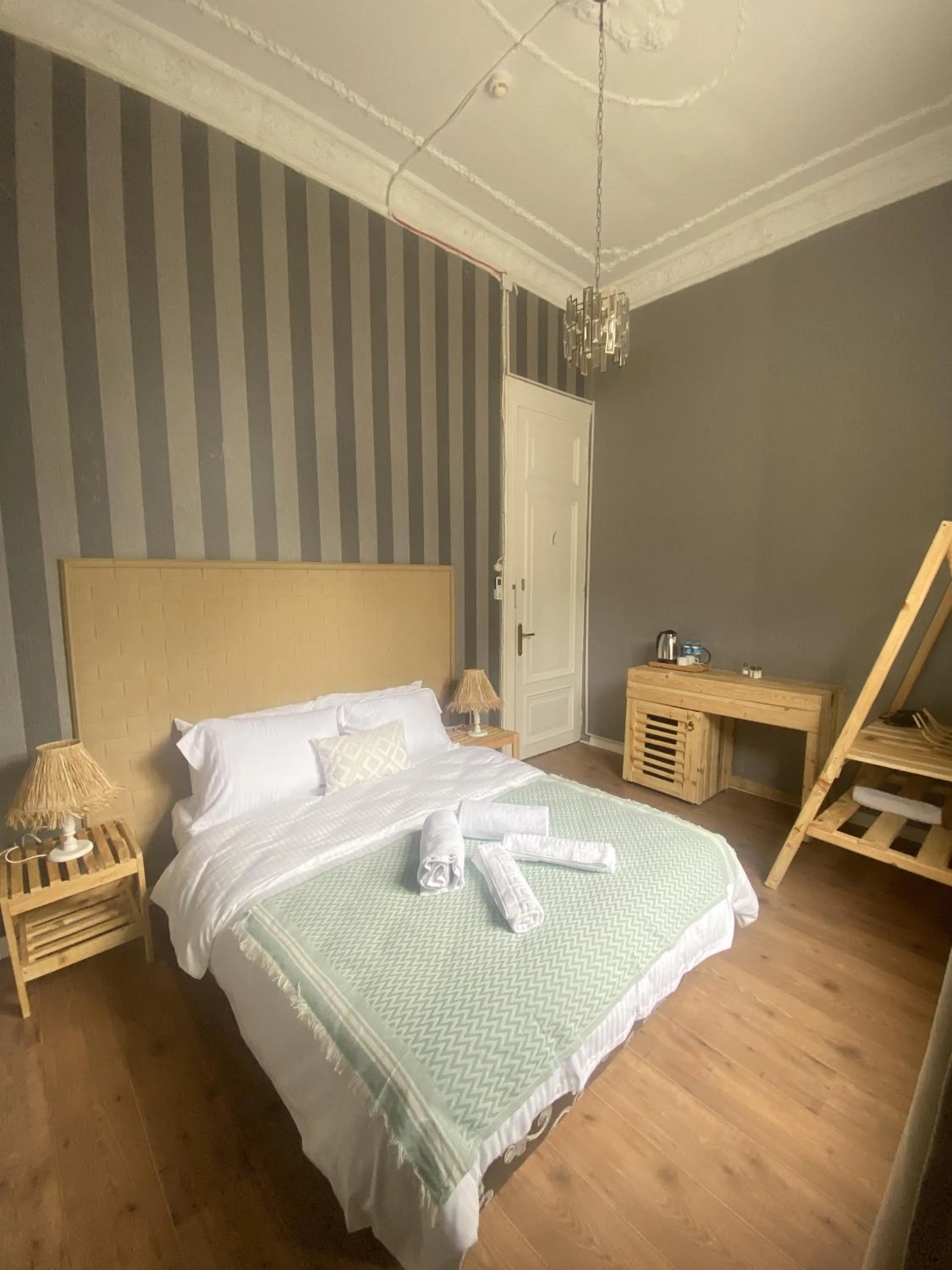 Bed in Ikigai Hotel Villa Rıfat