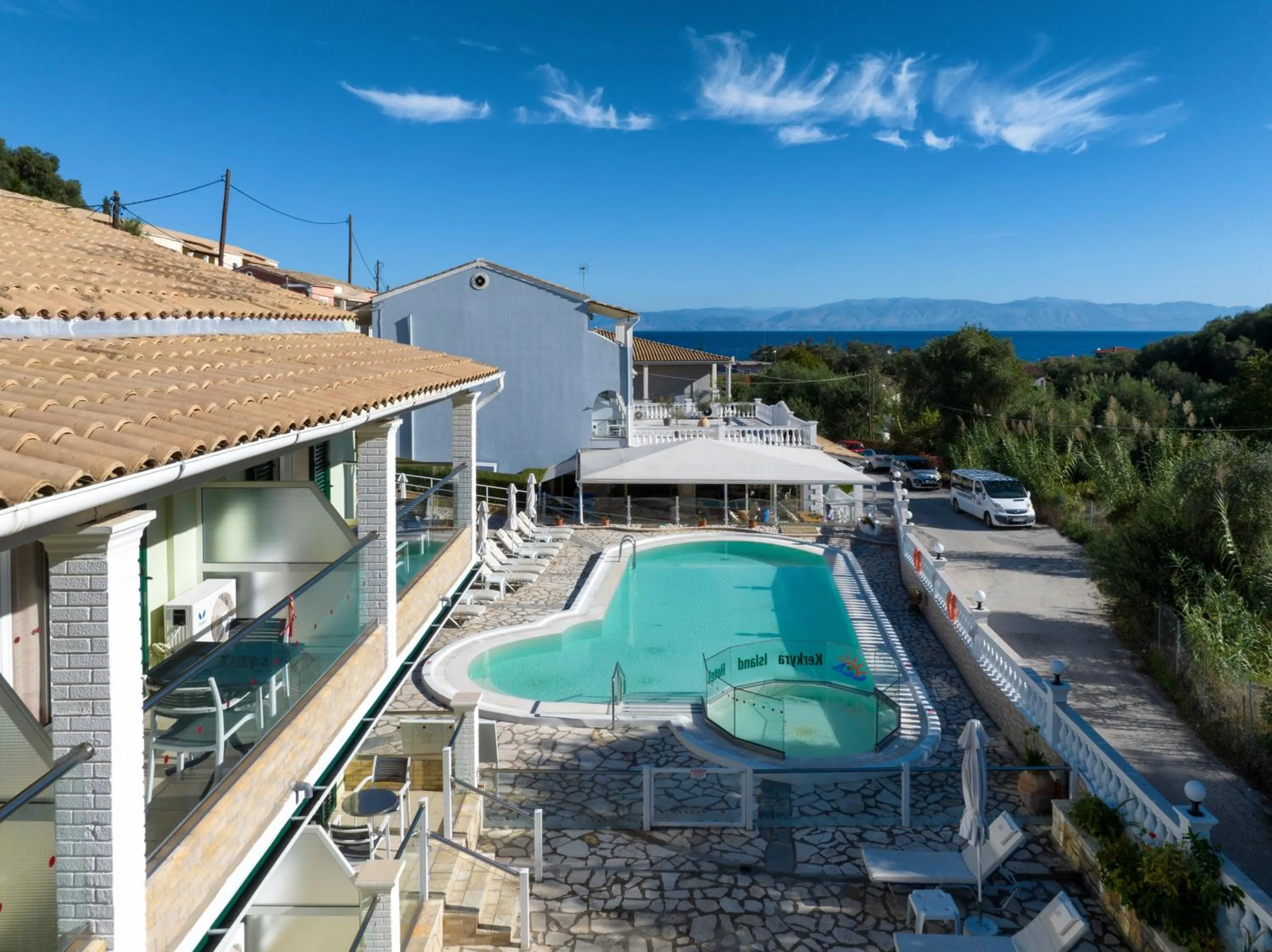 Swimming pool in Kerkyra Island Hotel