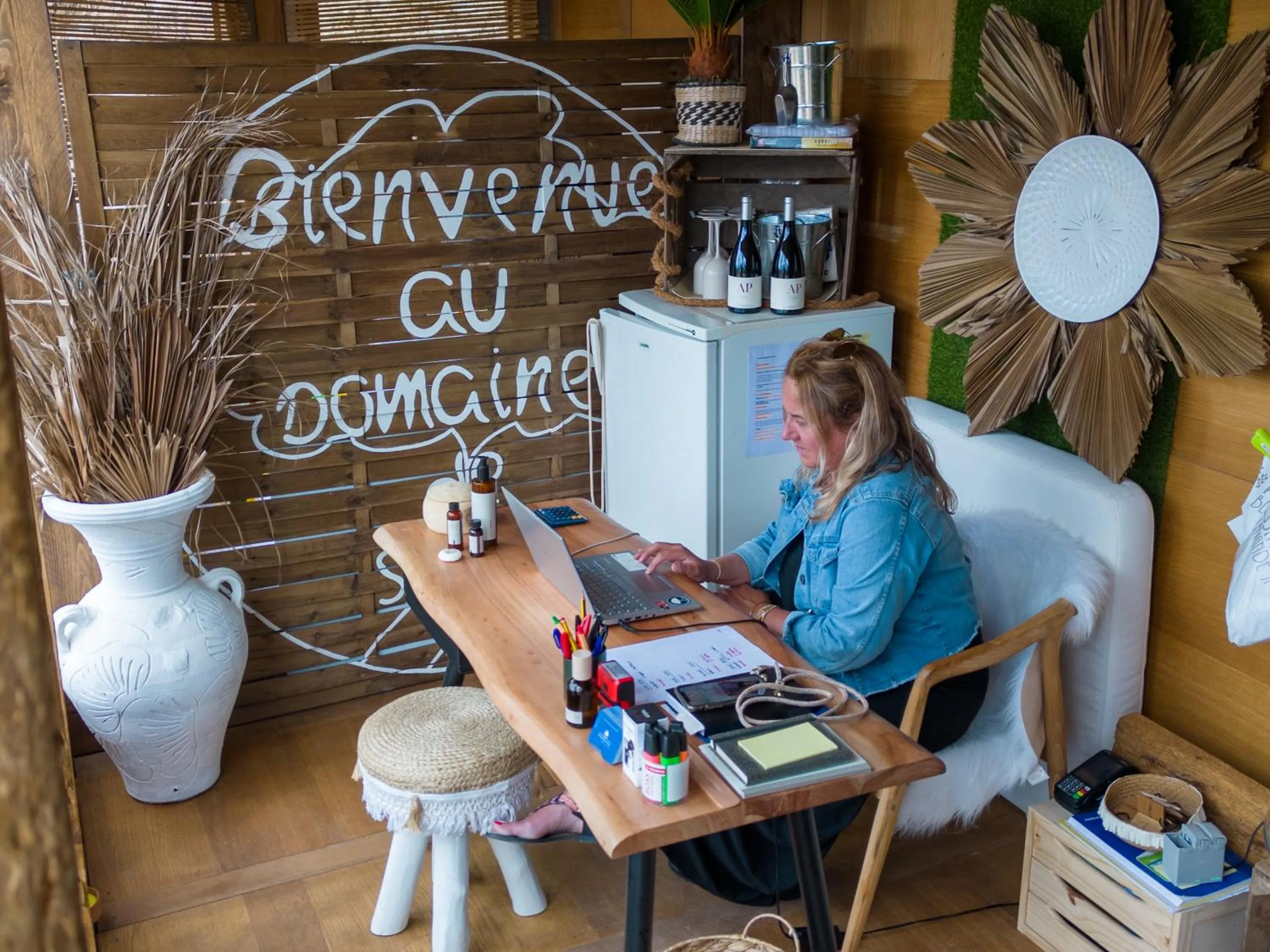Lobby or reception in Domaine de Sonia - Logements éco-insolites