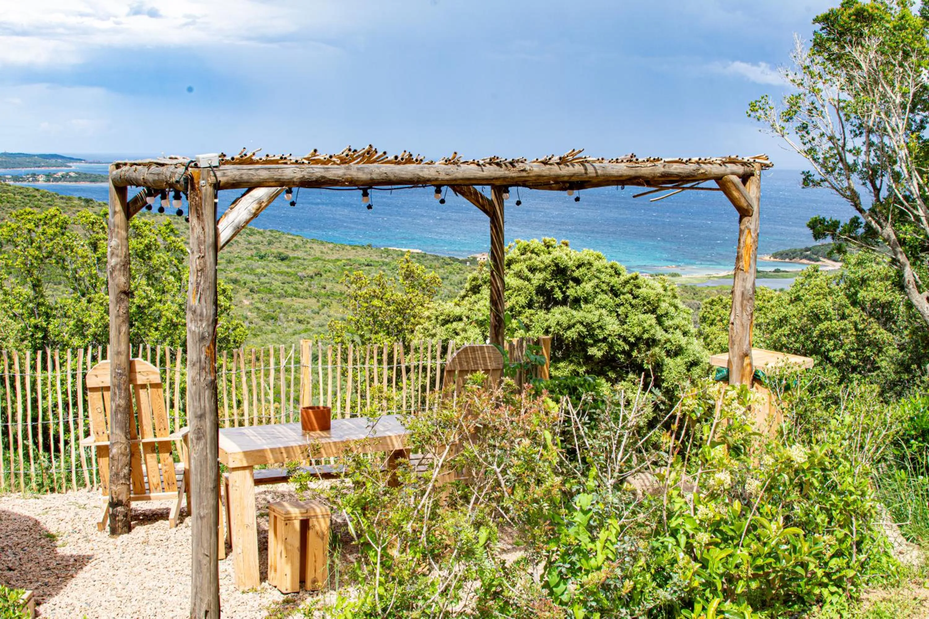 Patio in Domaine de Sonia - Logements éco-insolites