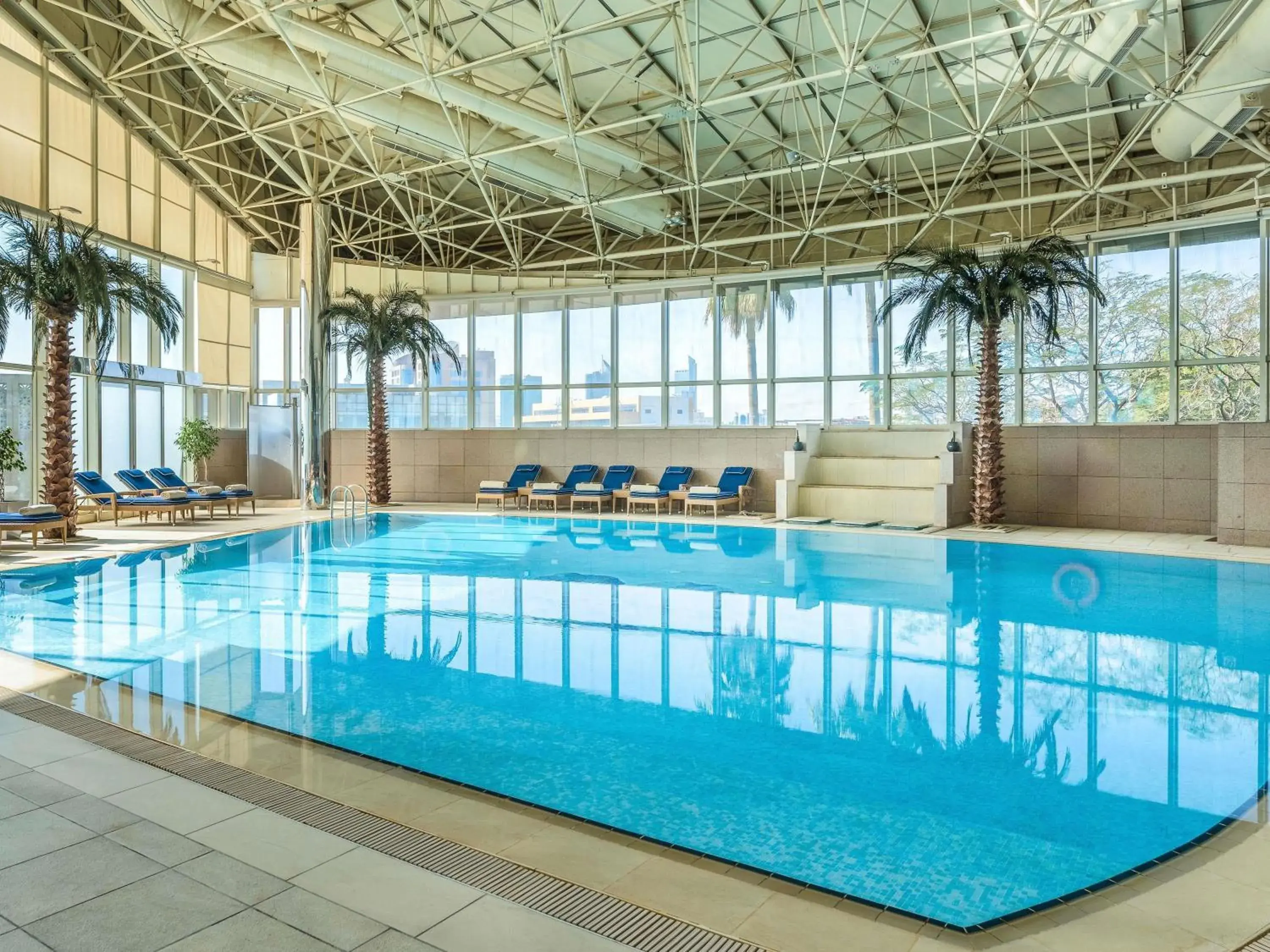 Pool view in Mövenpick Hotel Al Khobar Pool view in Mövenpick Hotel Al Khobar