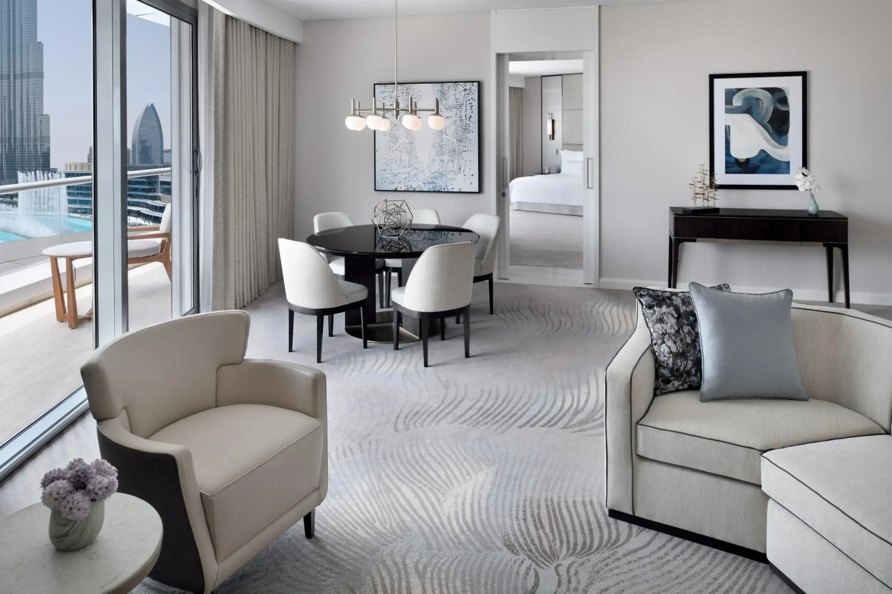 Living room, Bed in Address Downtown Living room, Bed in Address Downtown