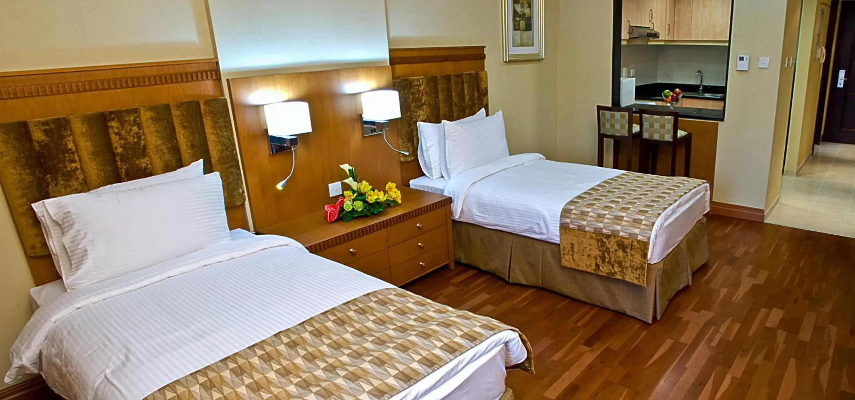 Bed in Chelsea Gardens Hotel Apartment Bed in Chelsea Gardens Hotel Apartment