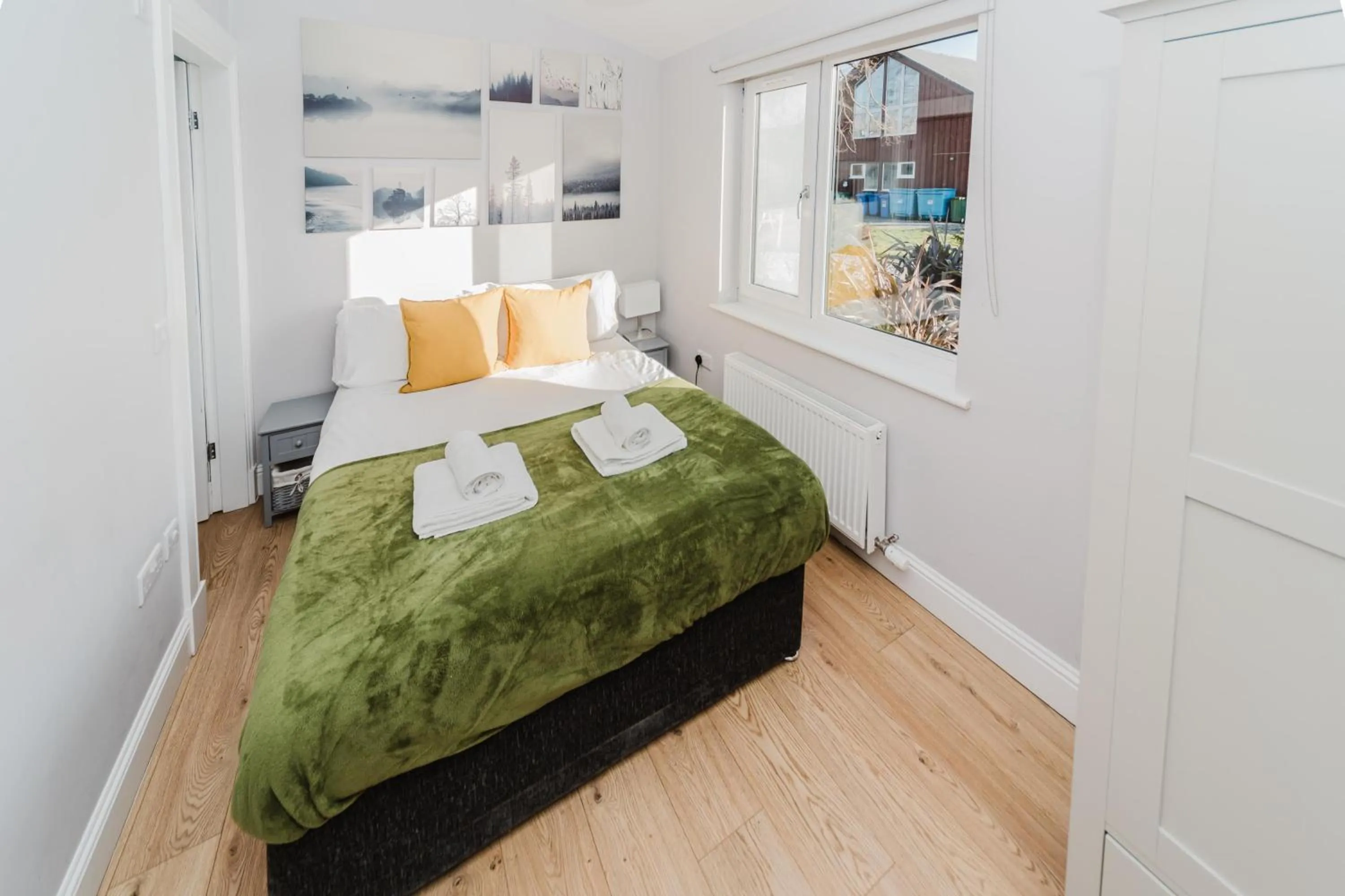 Bed in Broadford Lodges Skye