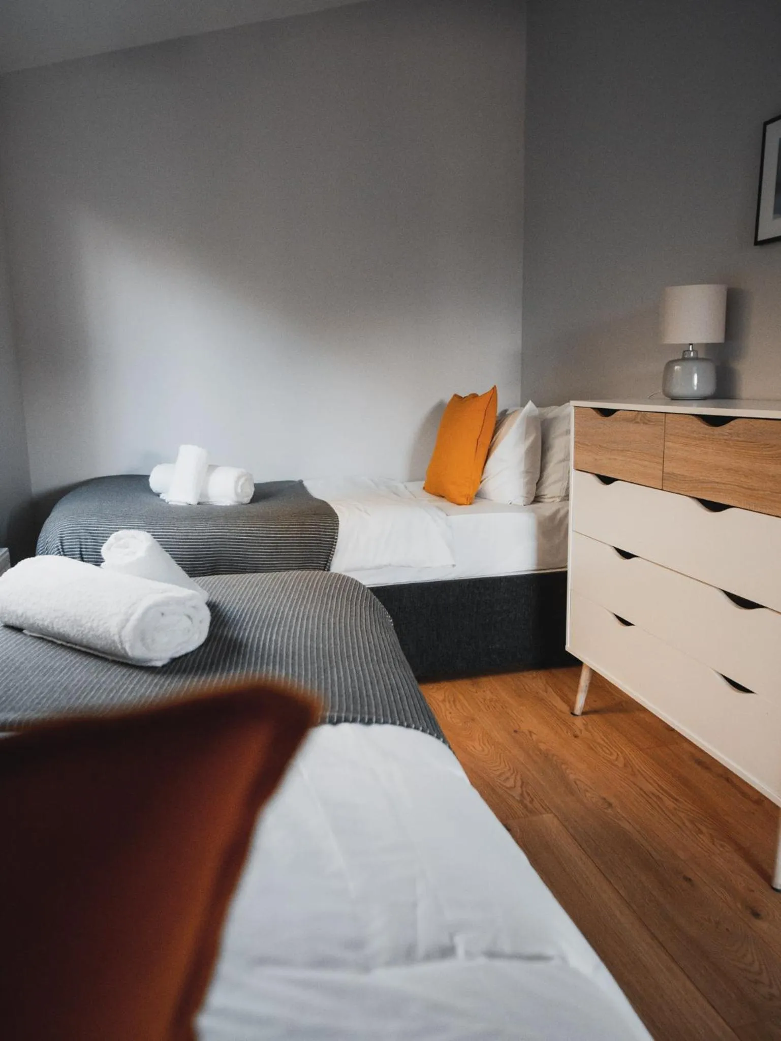 Bed in Broadford Lodges Skye