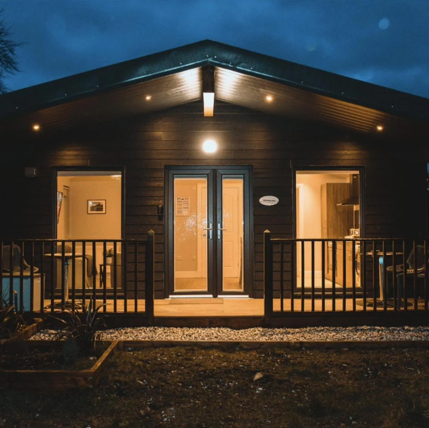 Property building in Broadford Lodges Skye