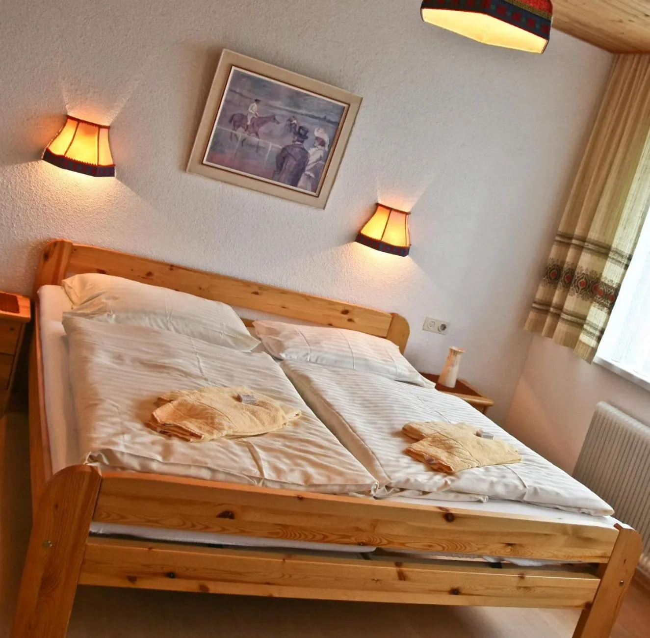 Bed in Gasthof Lublass