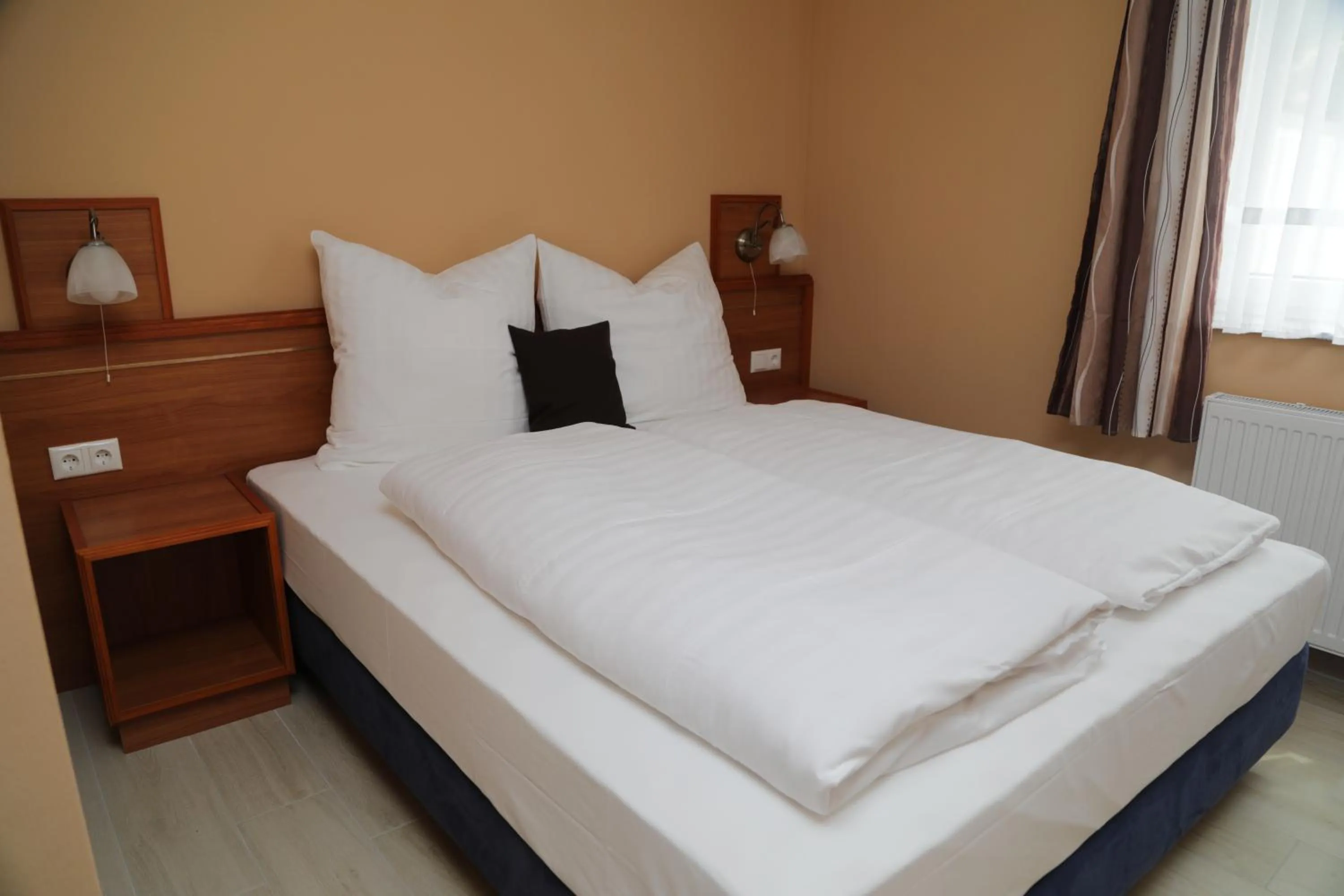 Bed in Hotel Mykonos