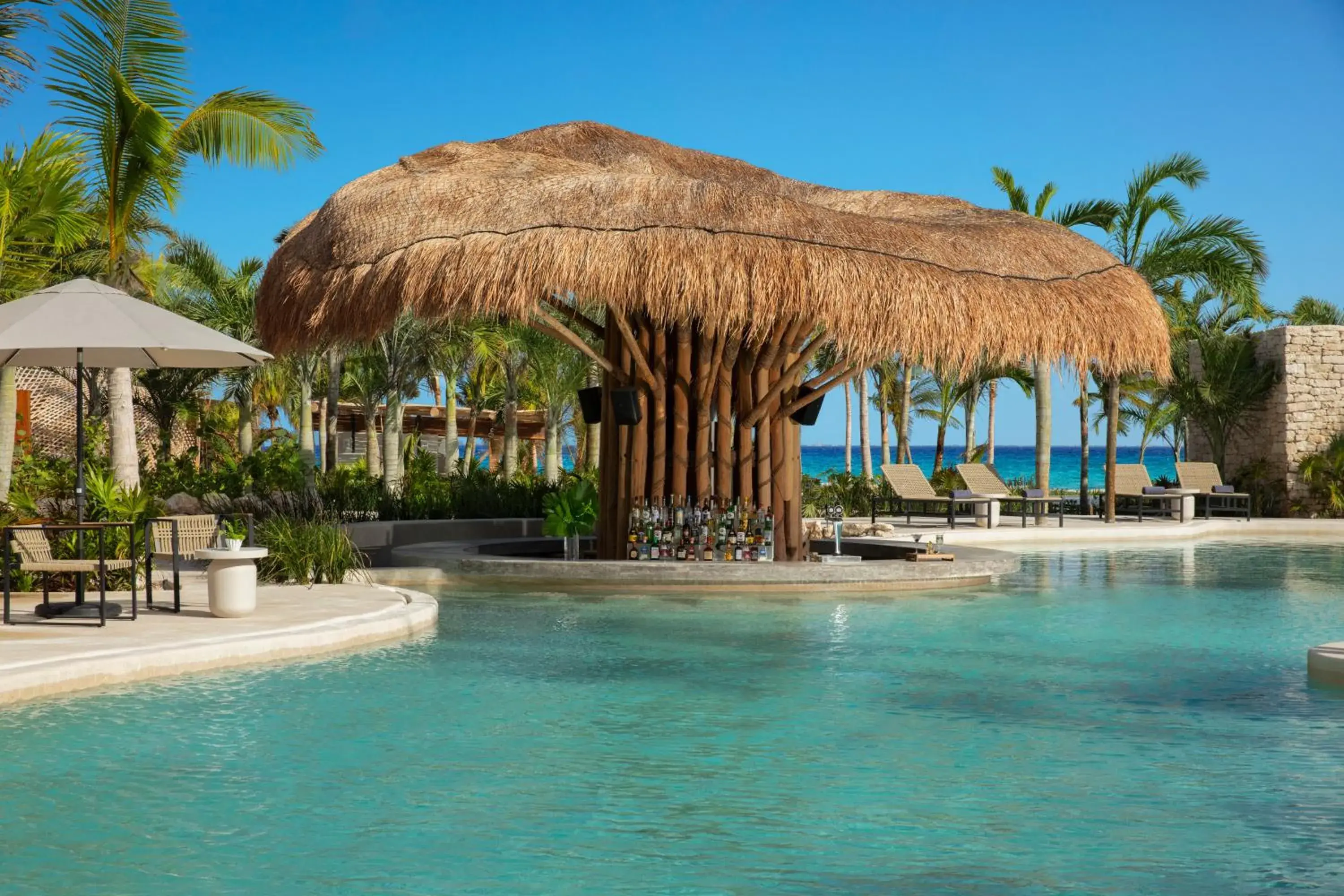 Lounge or bar in Impression Moxché by Secrets - Adults Only Lounge or bar in Impression Moxché by Secrets - Adults Only