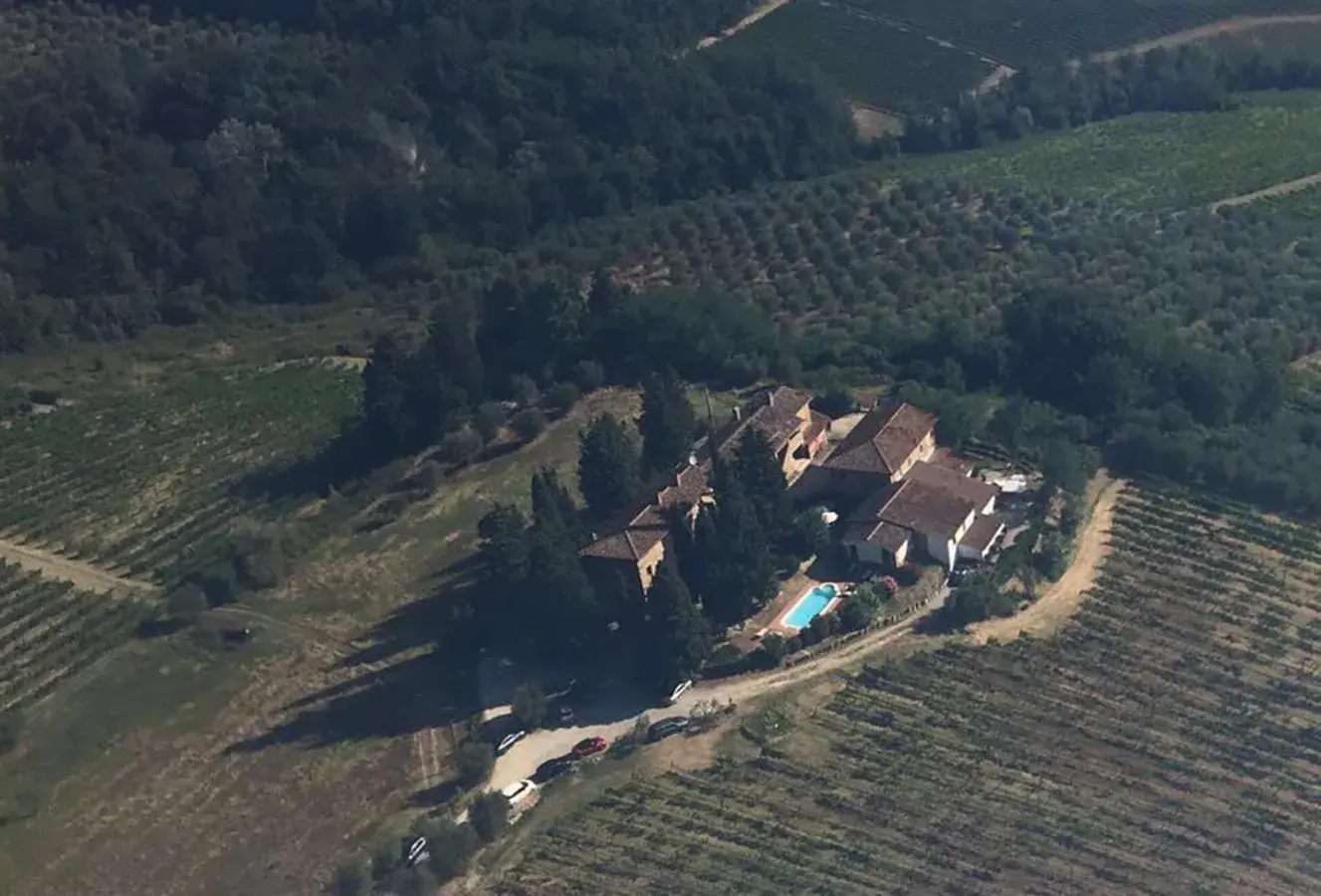 Bird's eye view in Il Castagnolo Country B&B Bird's eye view in Il Castagnolo Country B&B