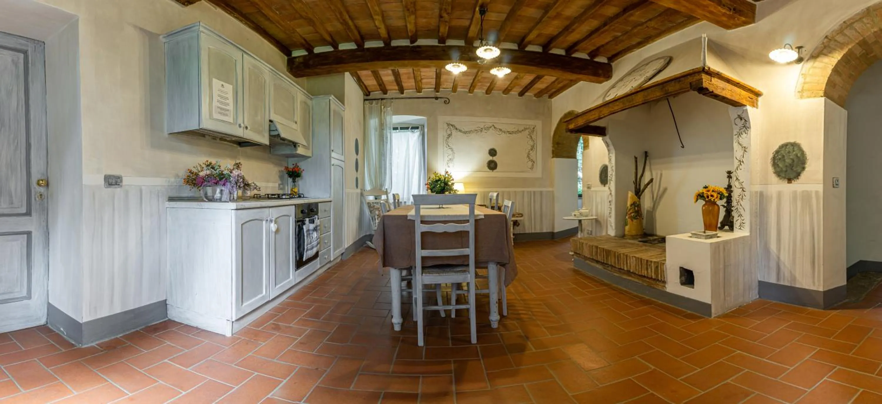 kitchen in Il Castagnolo Country B&B