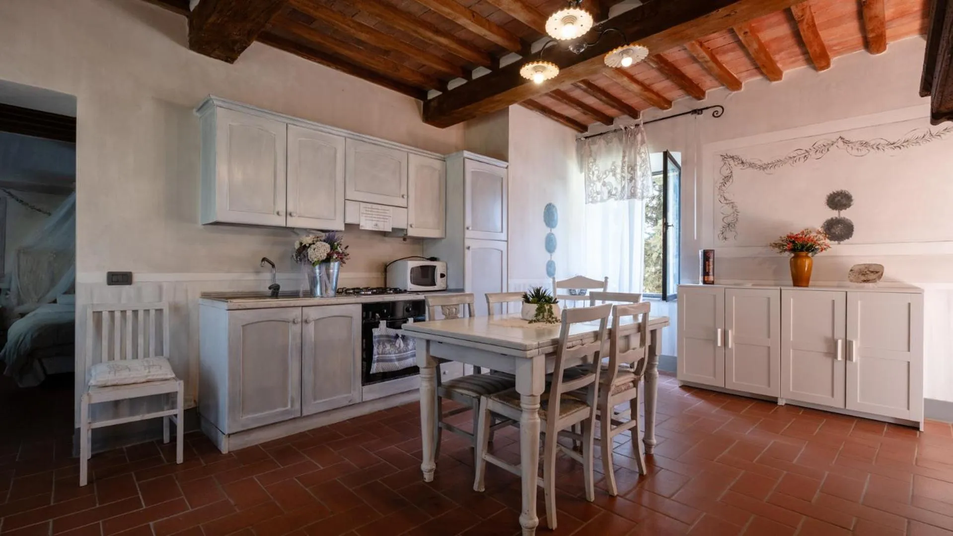 kitchen in Il Castagnolo Country B&B