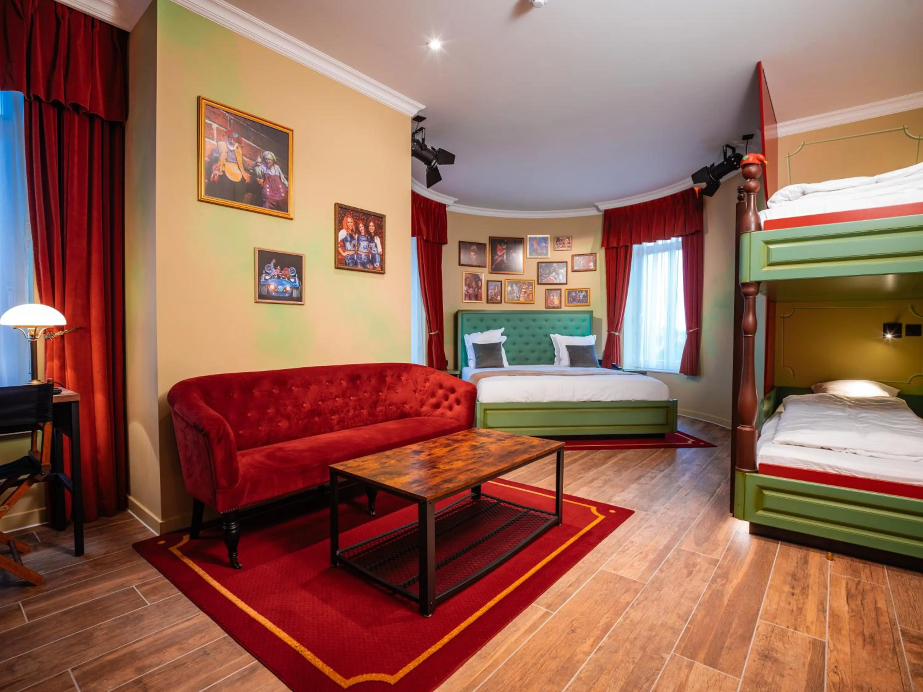 Bed in Theater Hotel