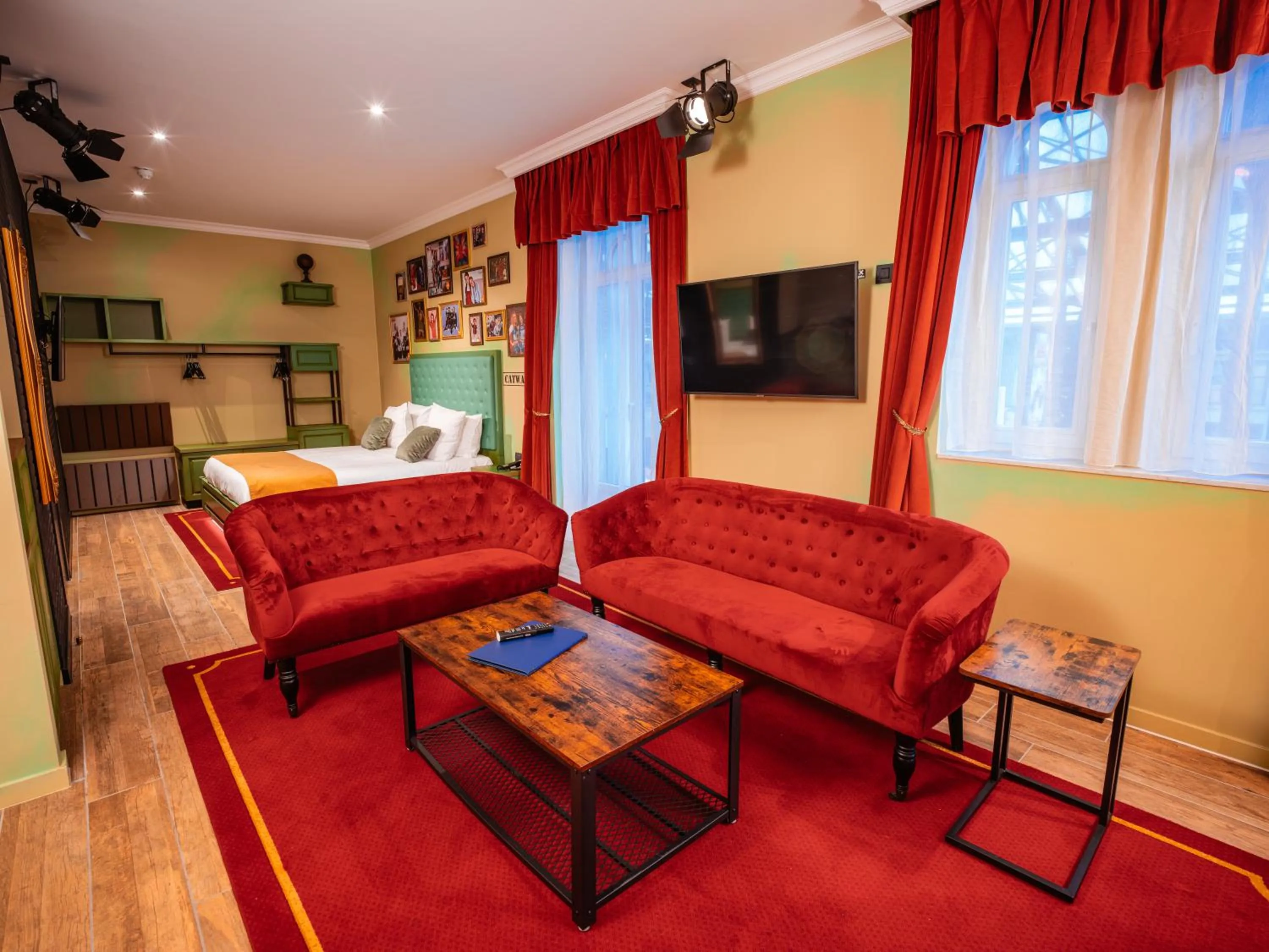 Bed in Theater Hotel