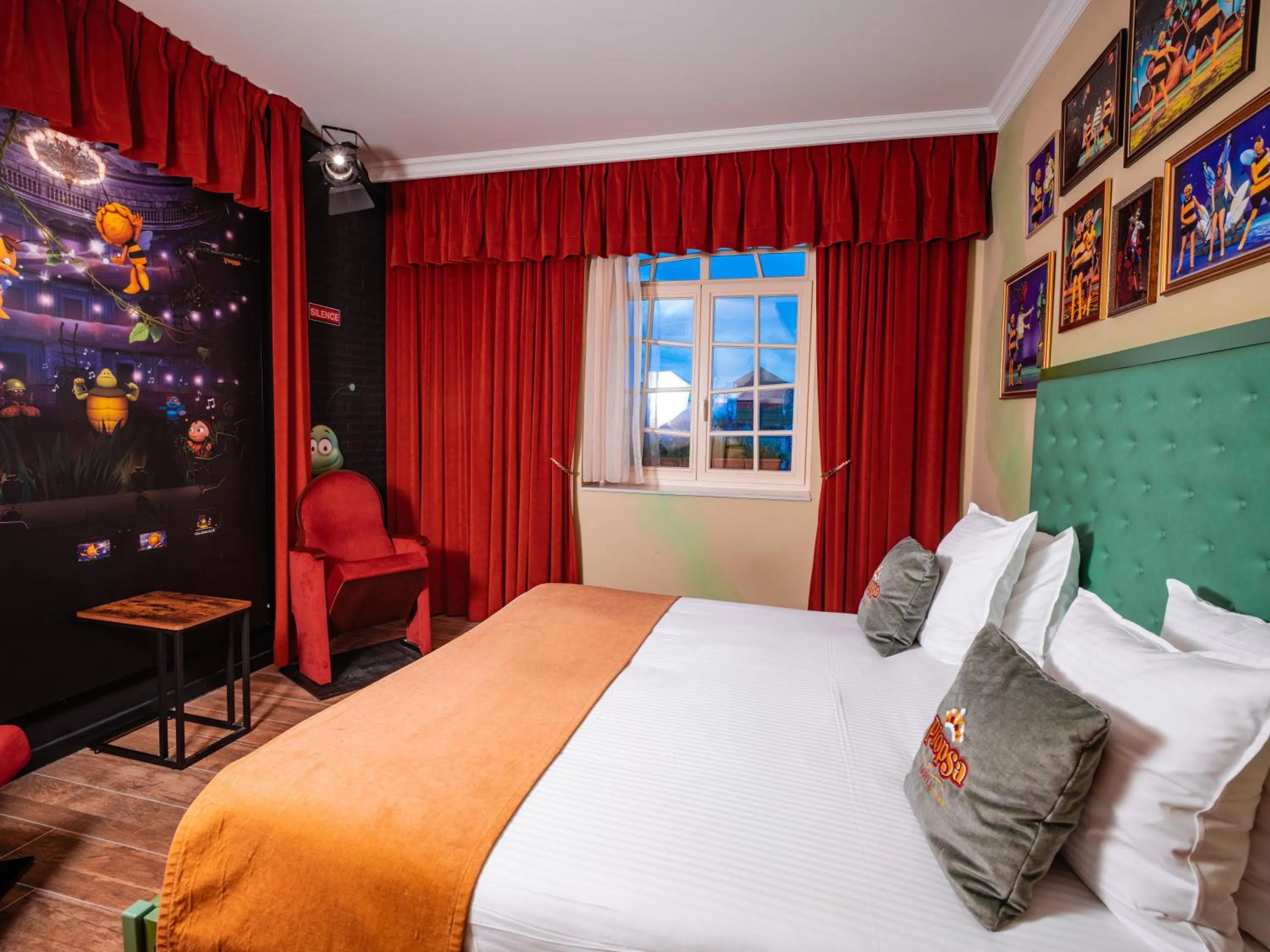 Bed in Theater Hotel