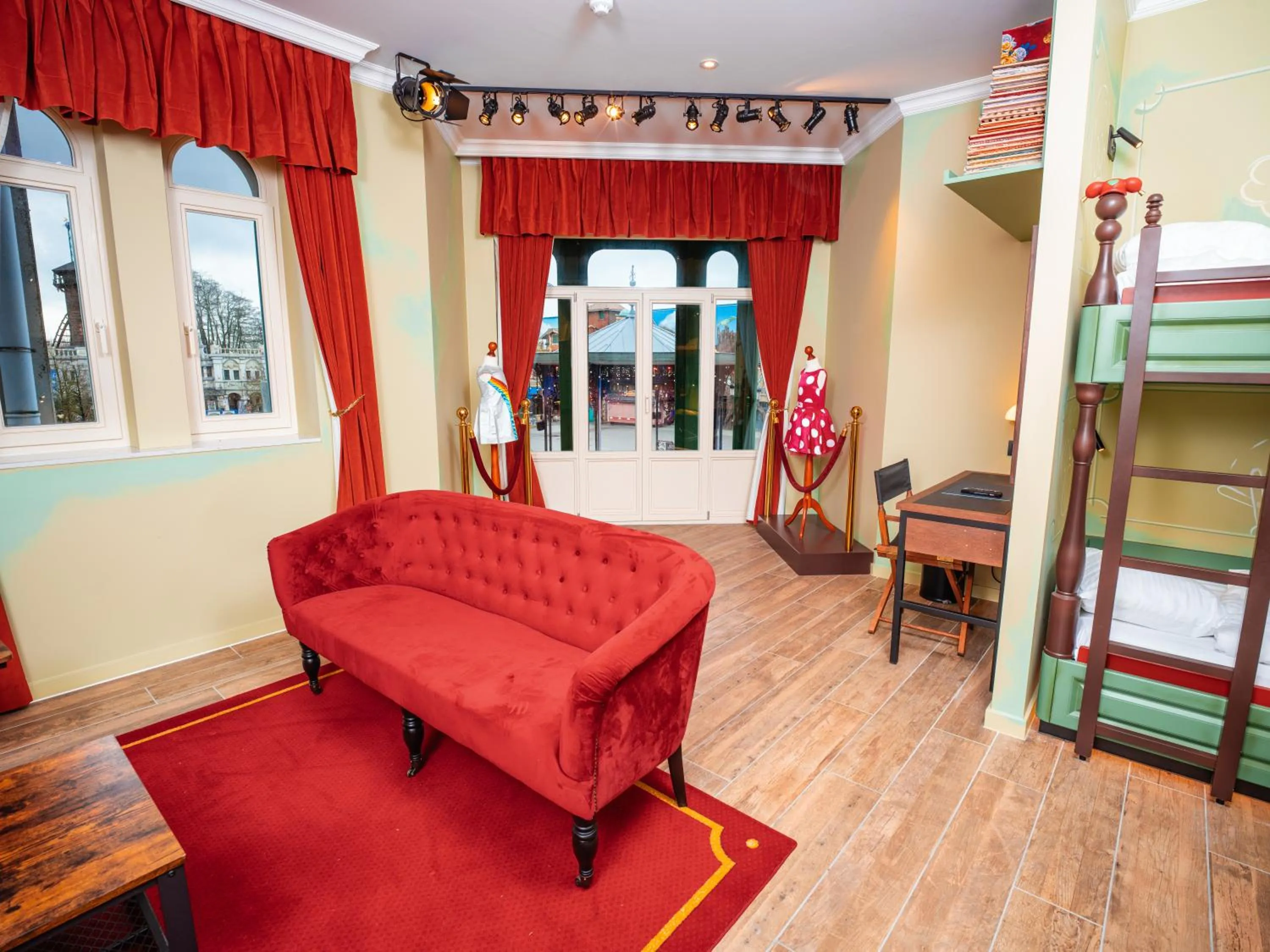 Bed in Theater Hotel