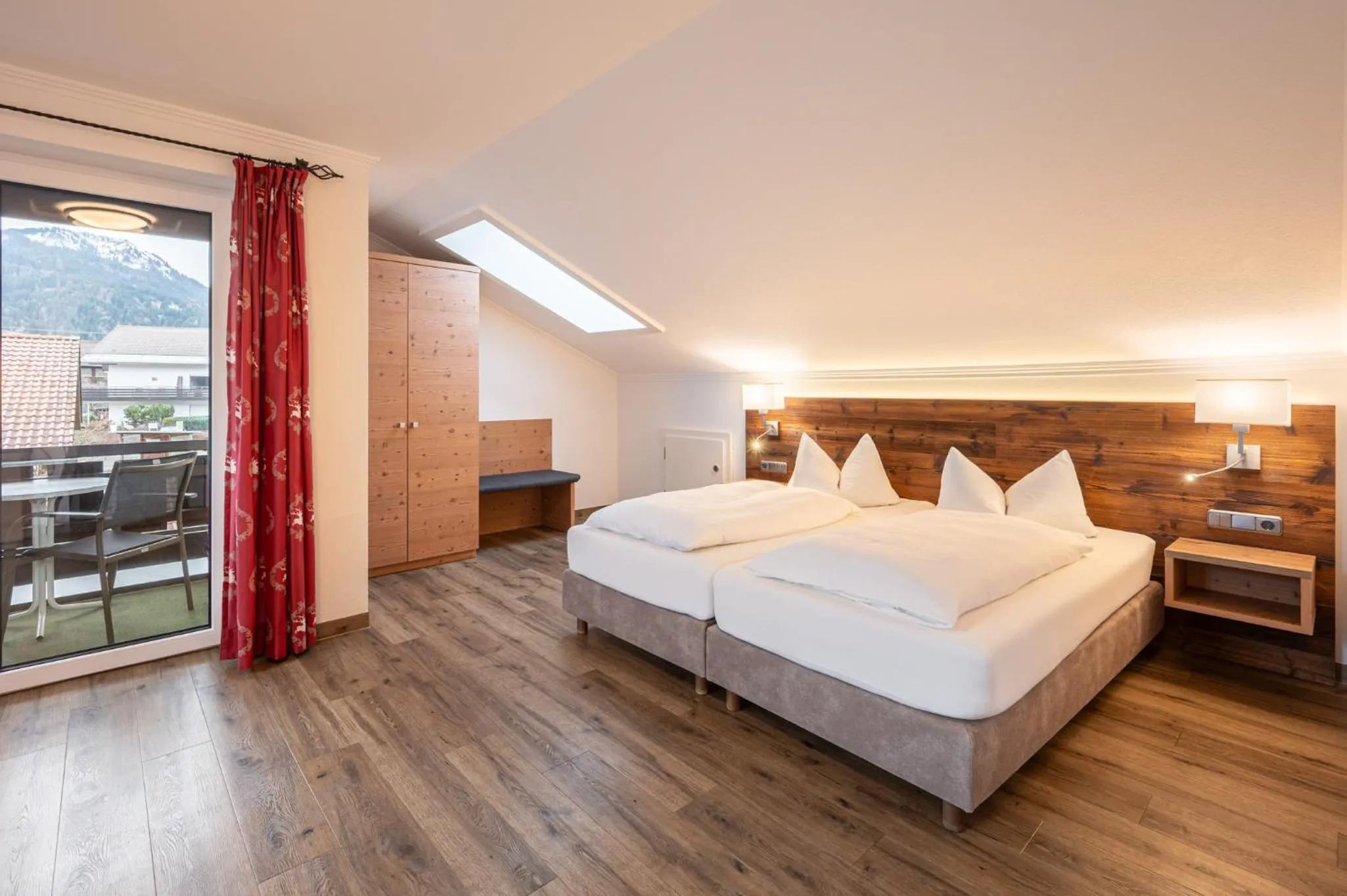 Bed in Wohlfühlhotel Berwanger Hof