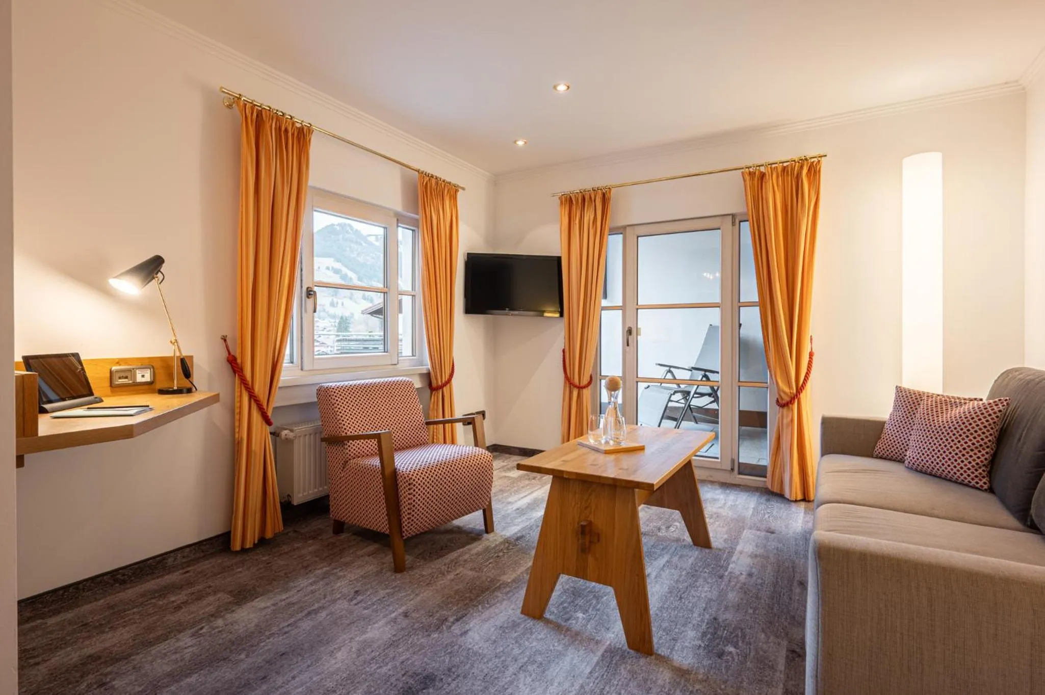 Seating area in Wohlfühlhotel Berwanger Hof