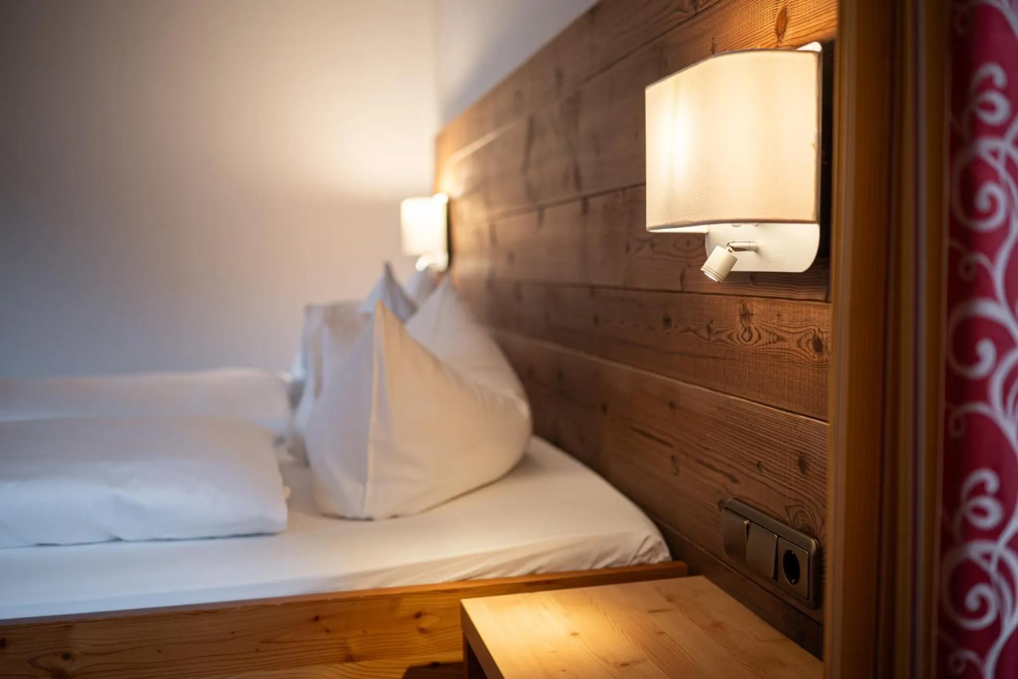 Bed in Wohlfühlhotel Berwanger Hof