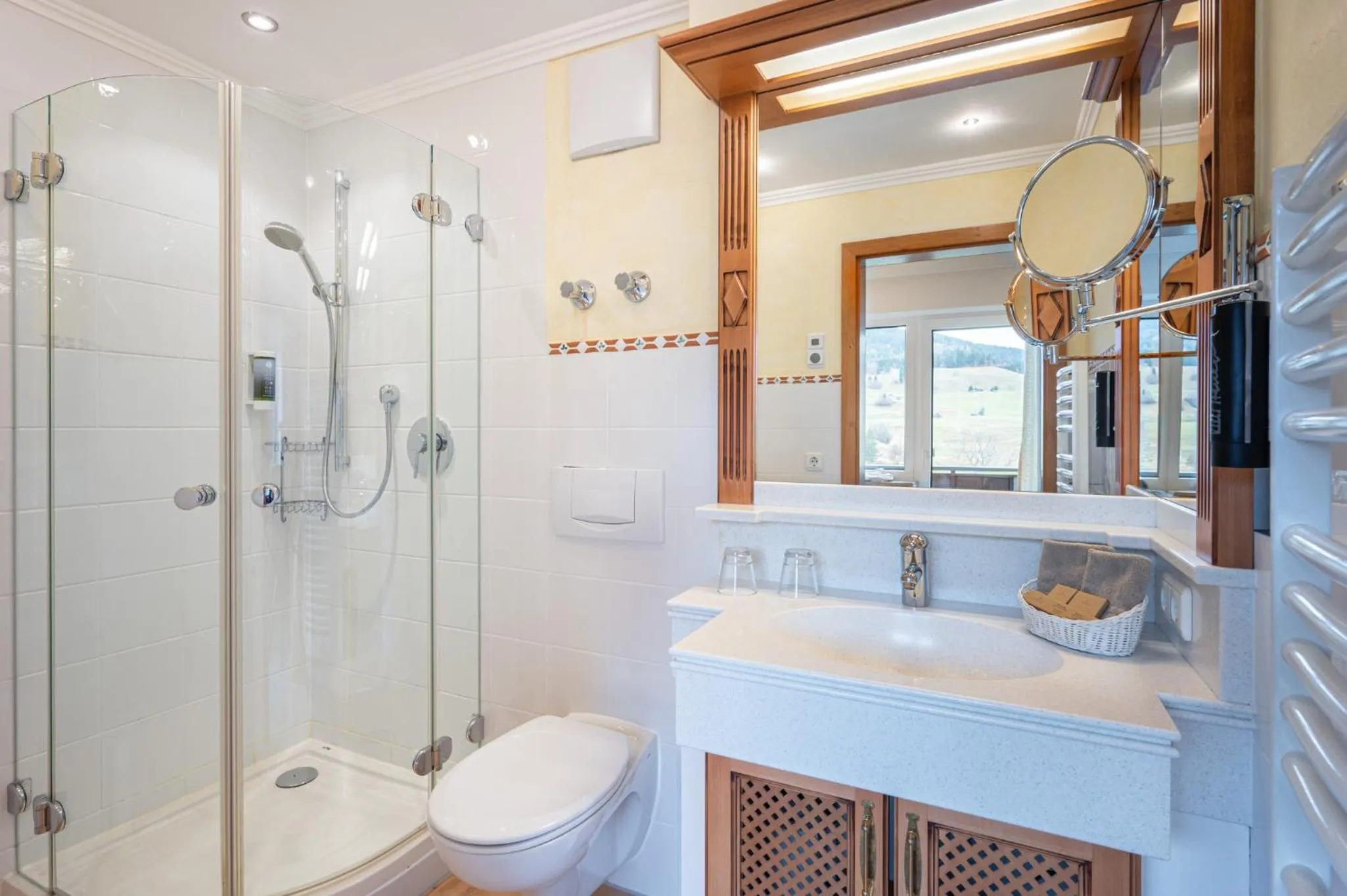 Shower in Wohlfühlhotel Berwanger Hof