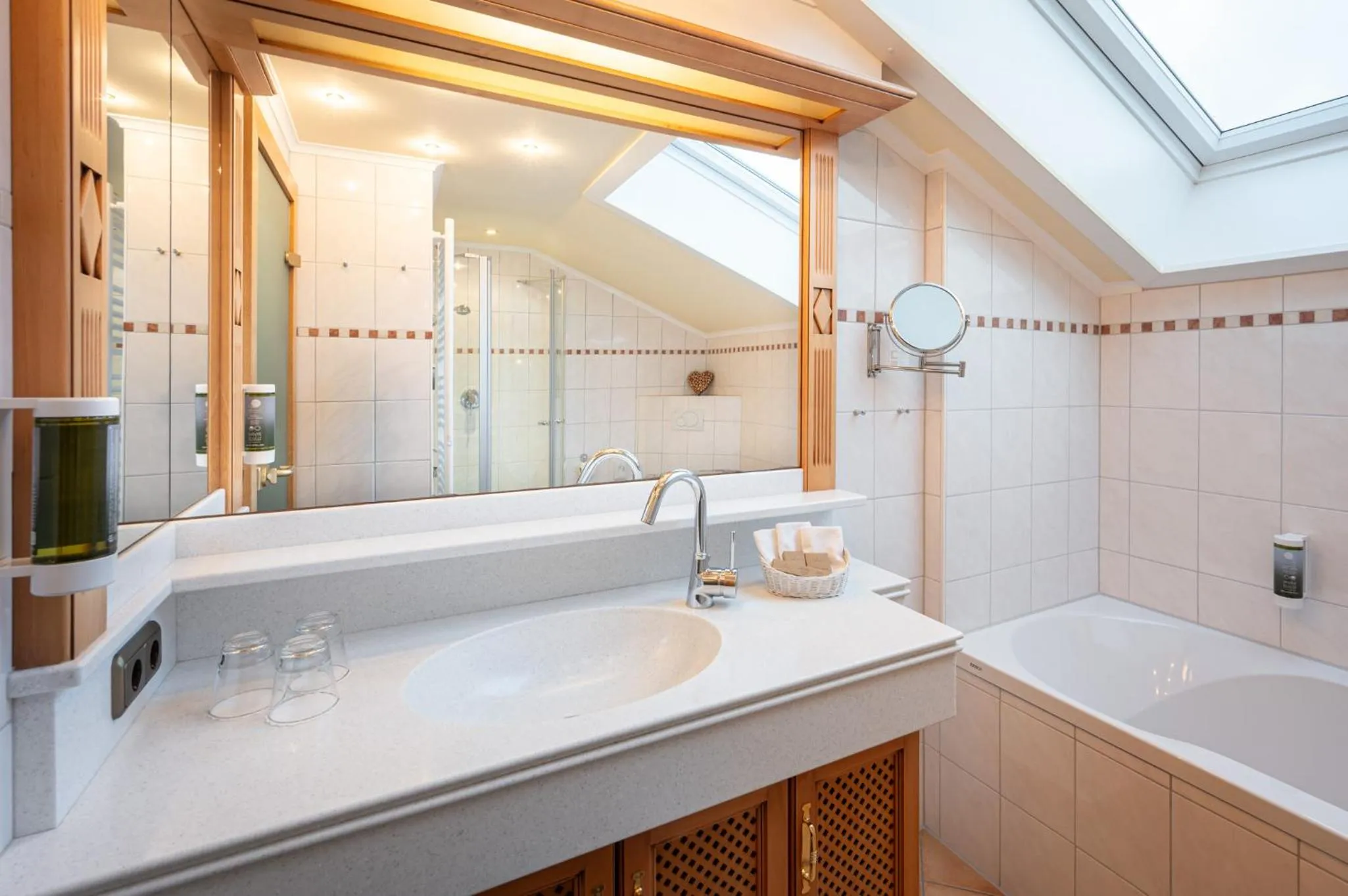 Shower in Wohlfühlhotel Berwanger Hof