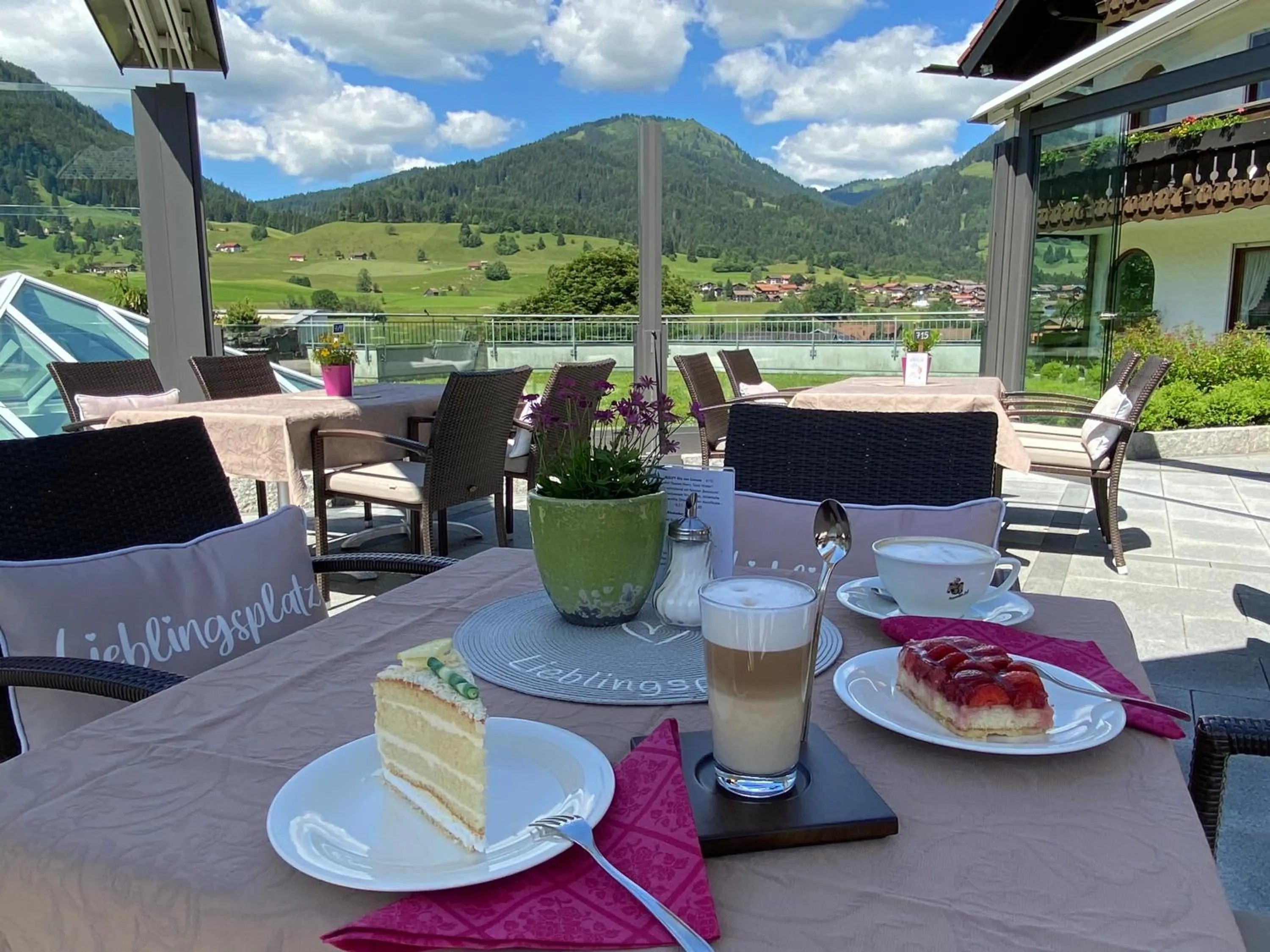 Balcony/Terrace in Wohlfühlhotel Berwanger Hof