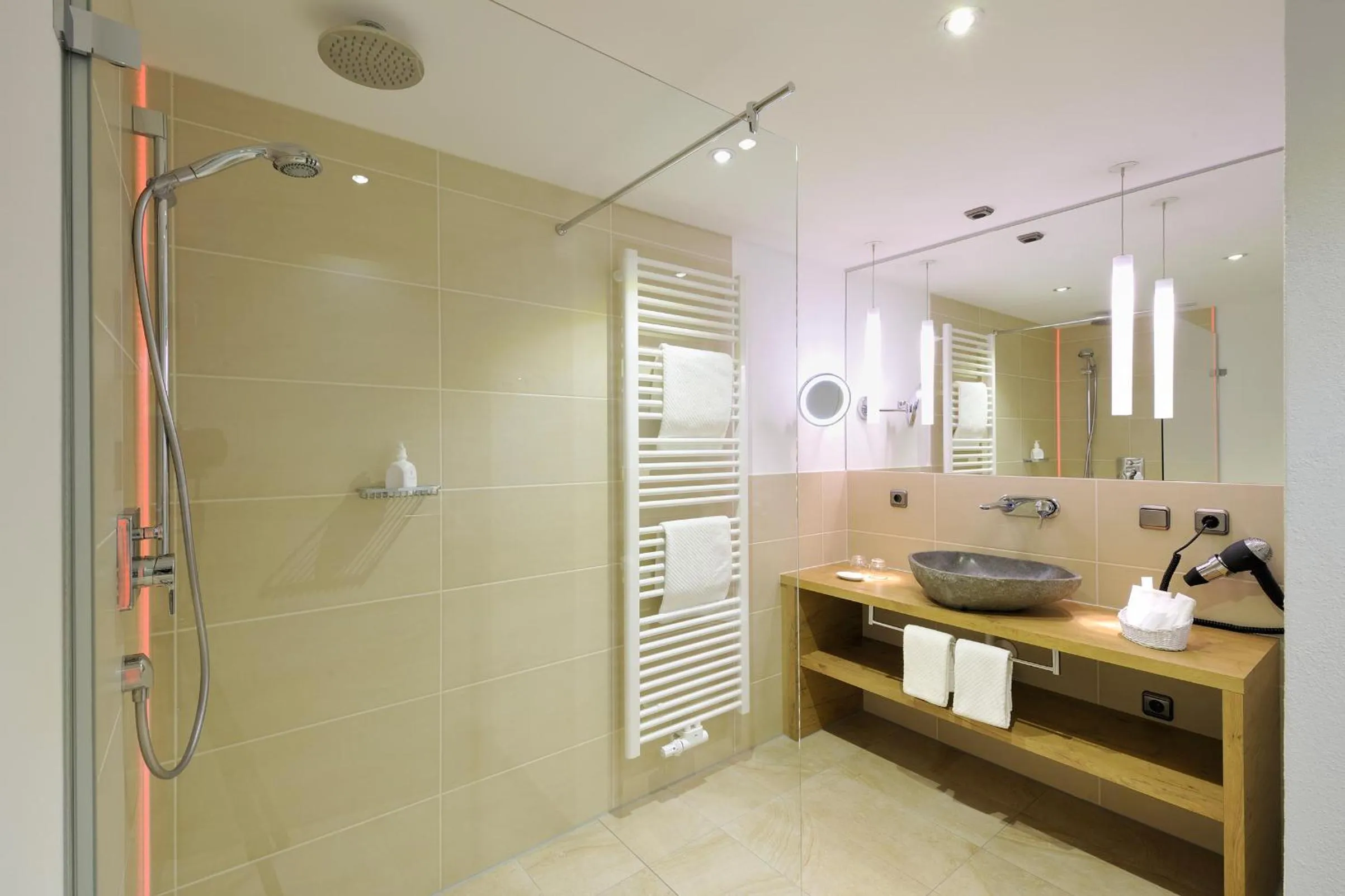 Shower in Wohlfühlhotel Berwanger Hof