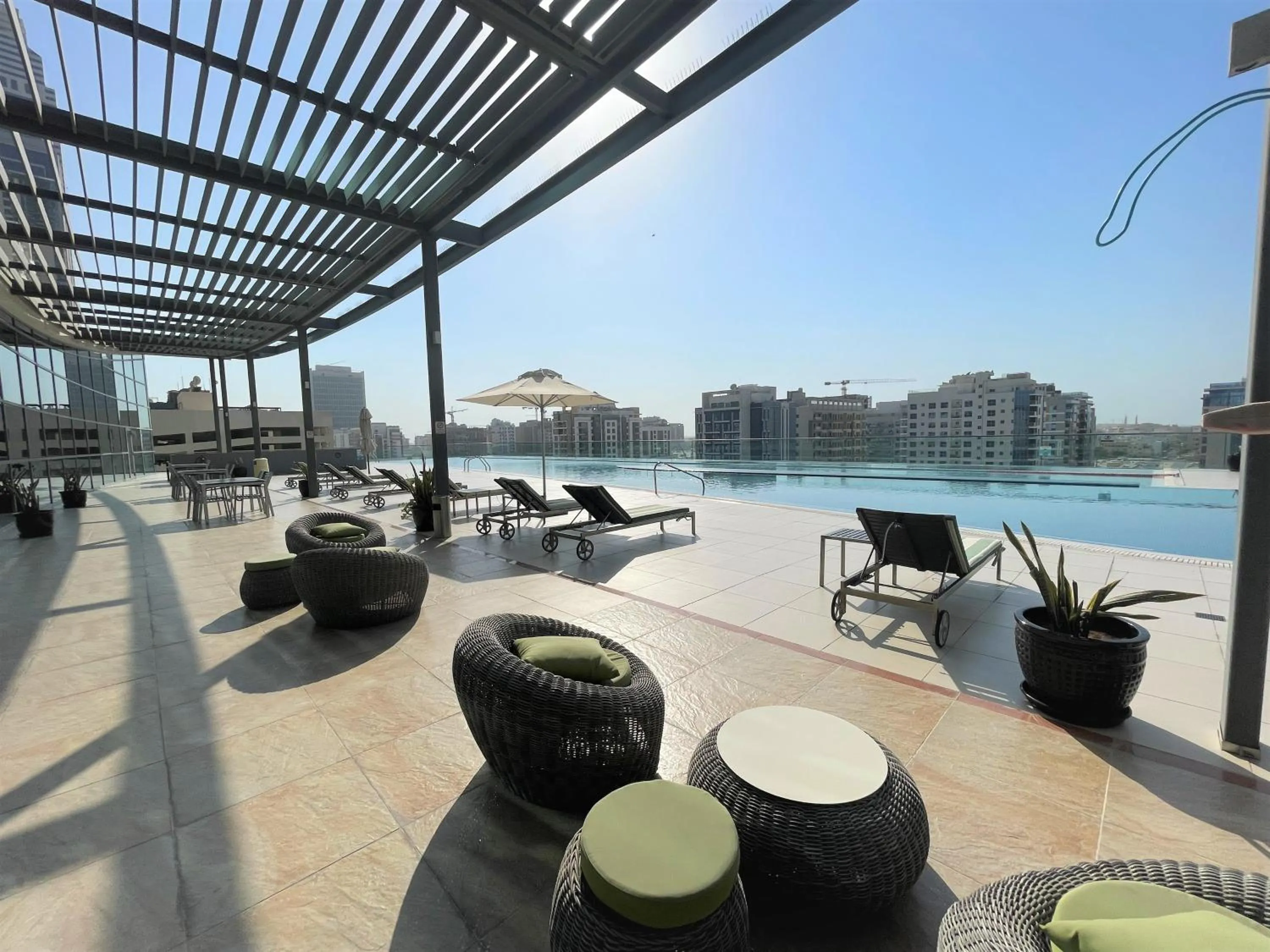 Swimming pool in Ascott Park Place Dubai