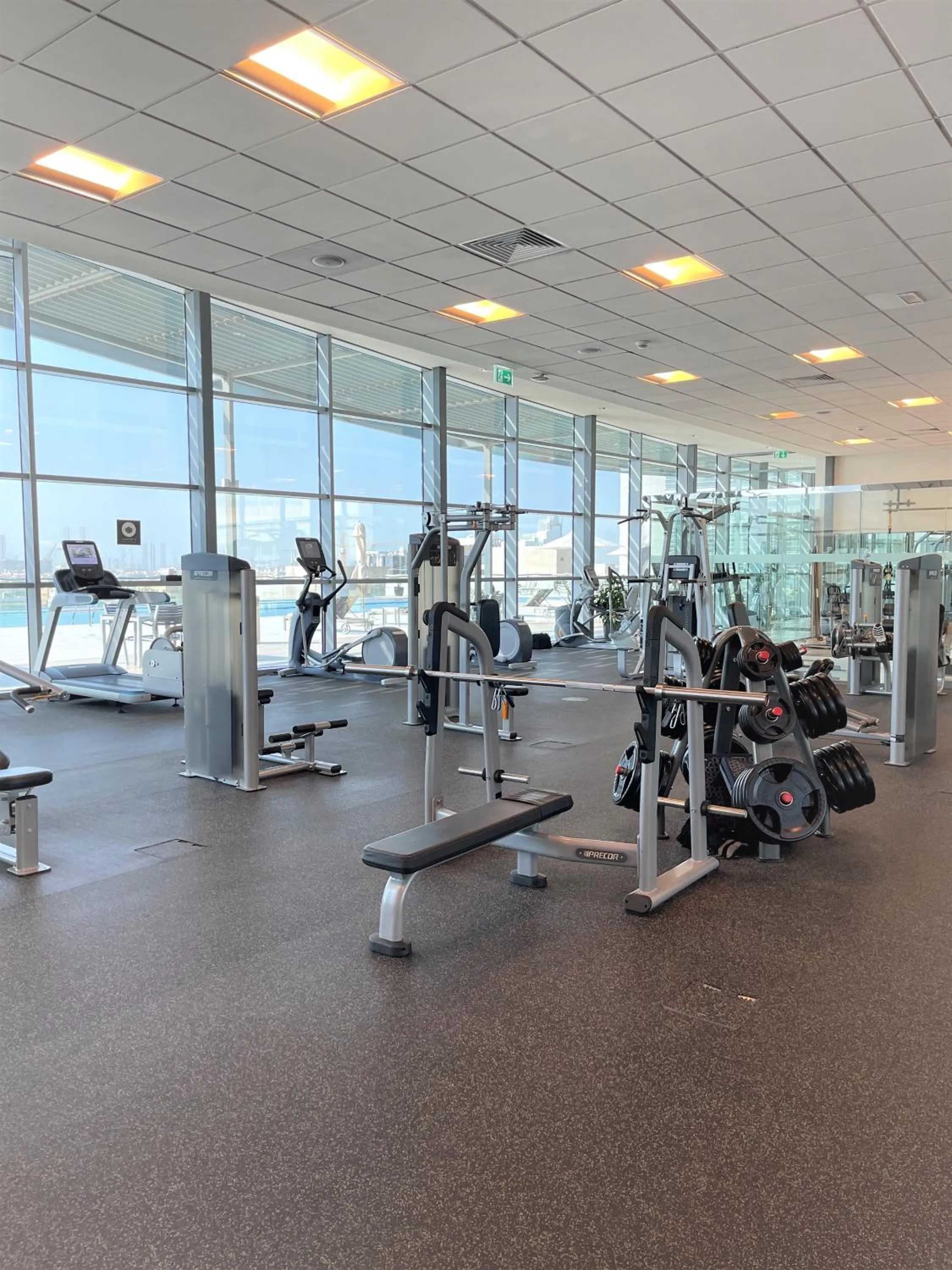 Fitness centre/facilities in Ascott Park Place Dubai