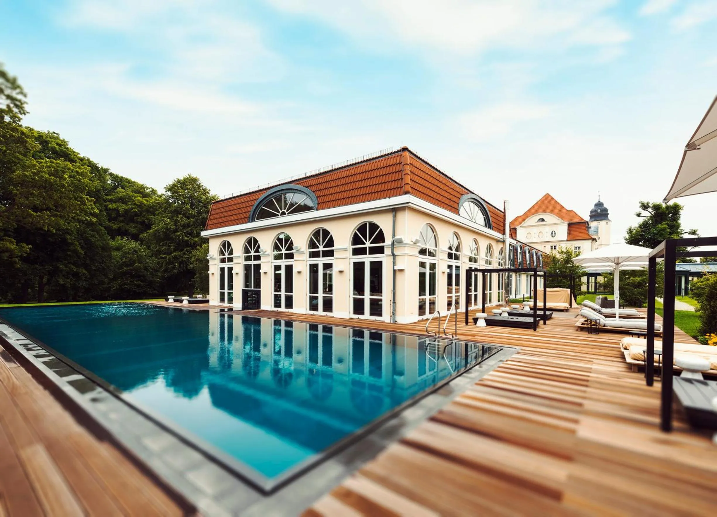 Swimming pool in SCHLOSS Fleesensee