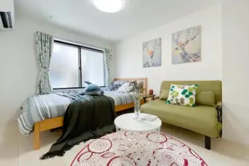 Bed in japan house shinkoiwa