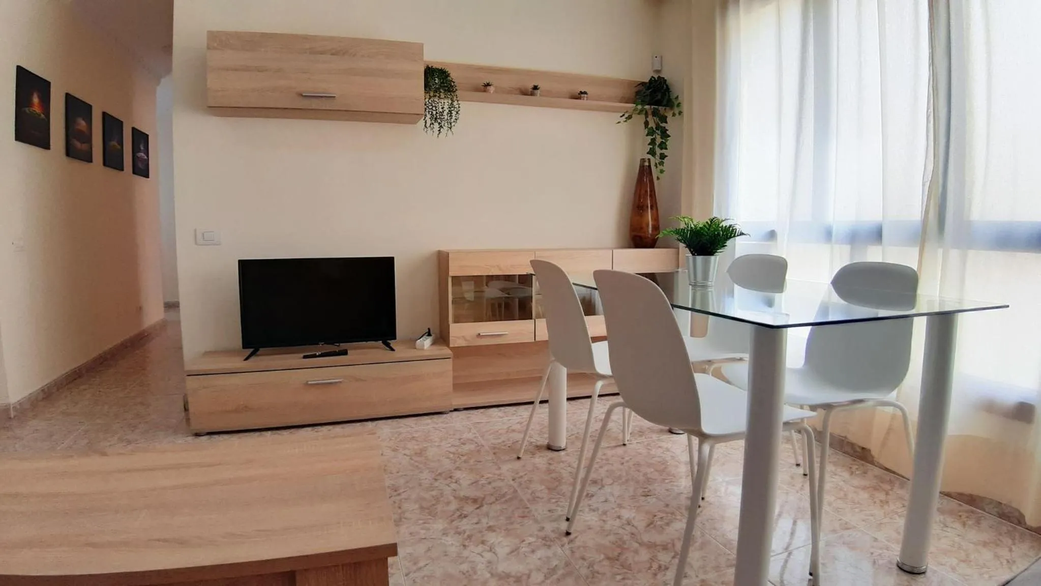 Communal lounge/ TV room in Charming 3-Bedroom Apartment in Corralejo, Lanzarote