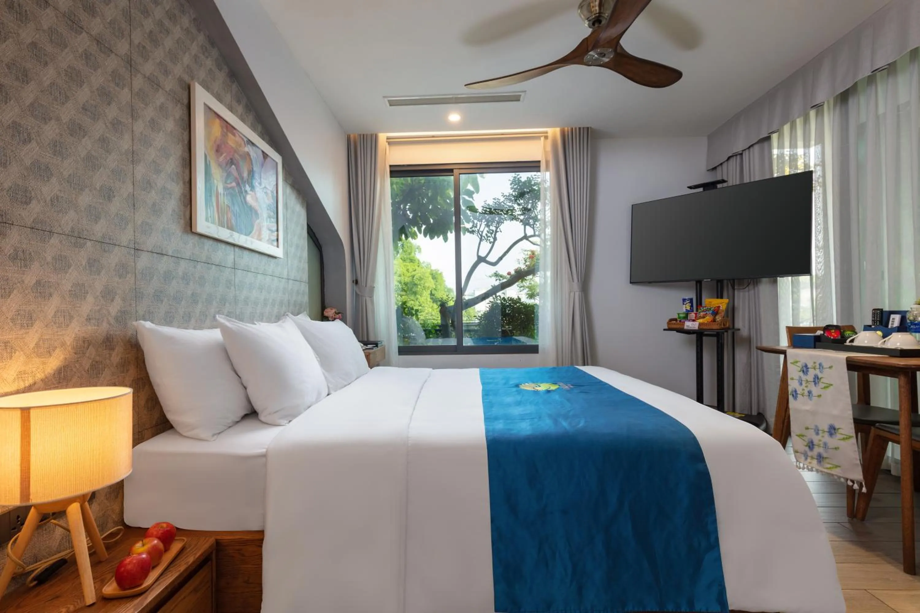 Bed in Oriana Hotel & Apartment