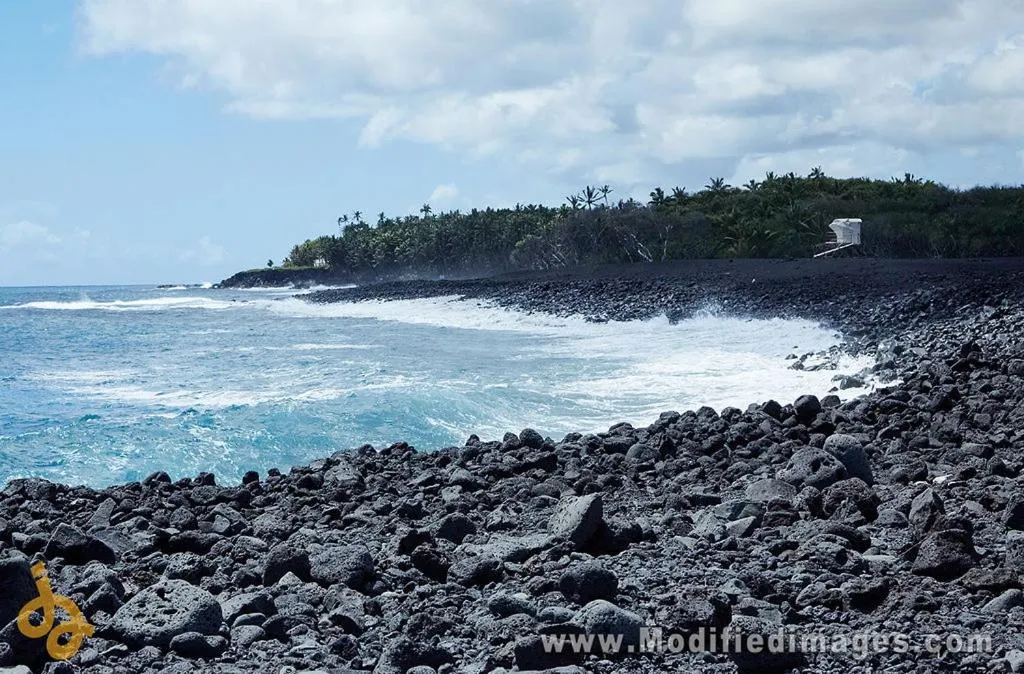 Beach in Open Gate Hostel Hawaii