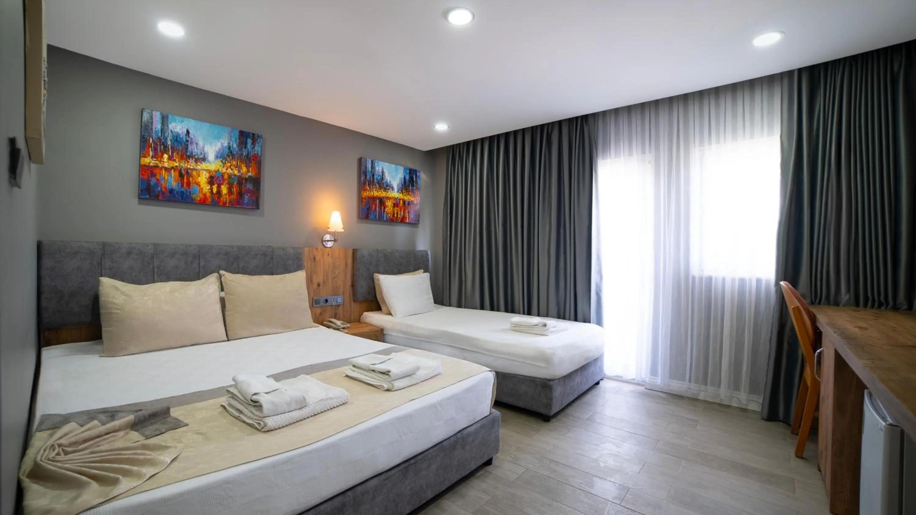 Bed in La Cactus Boutique Hotel