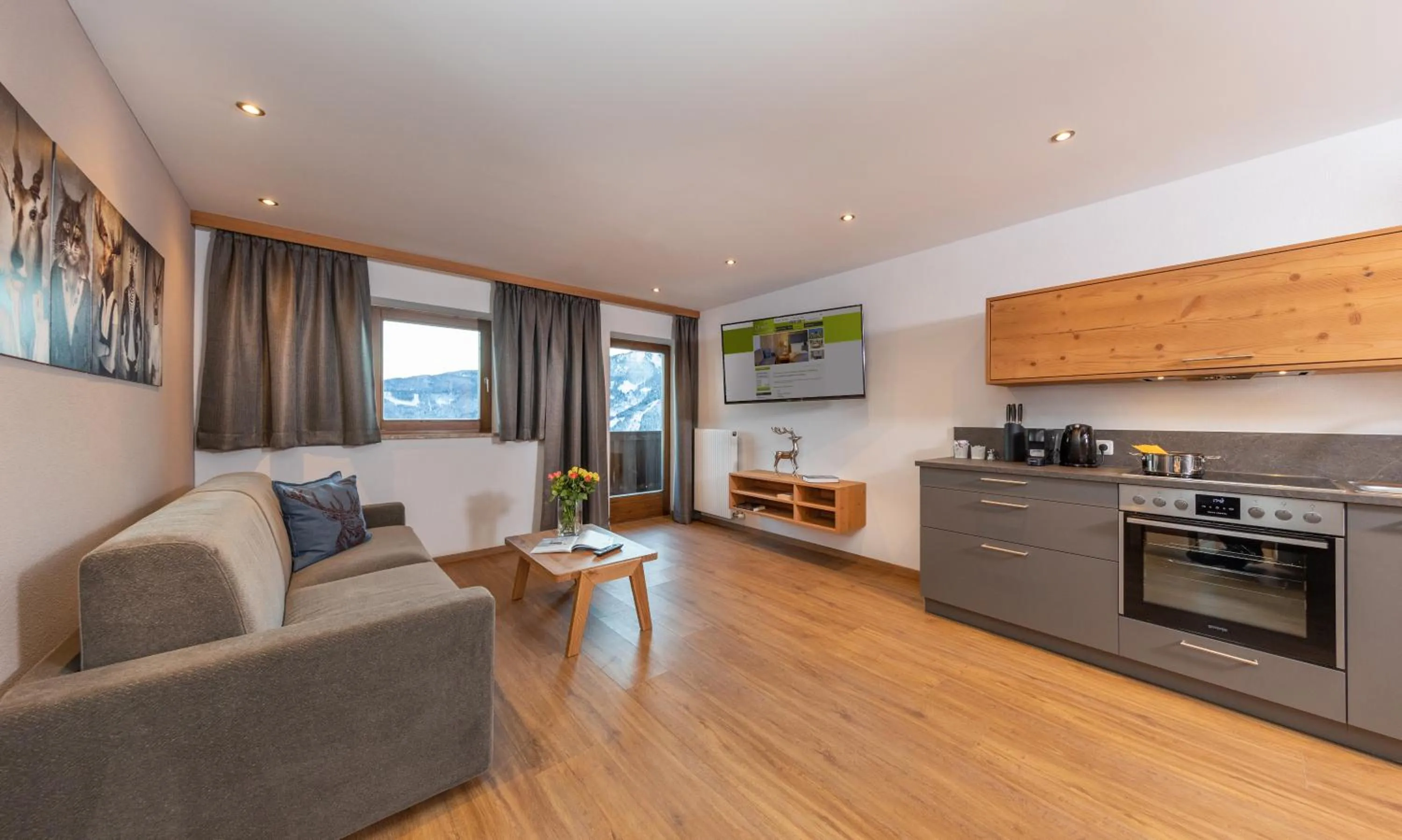 Living room in Das Grünholz Aparthotel