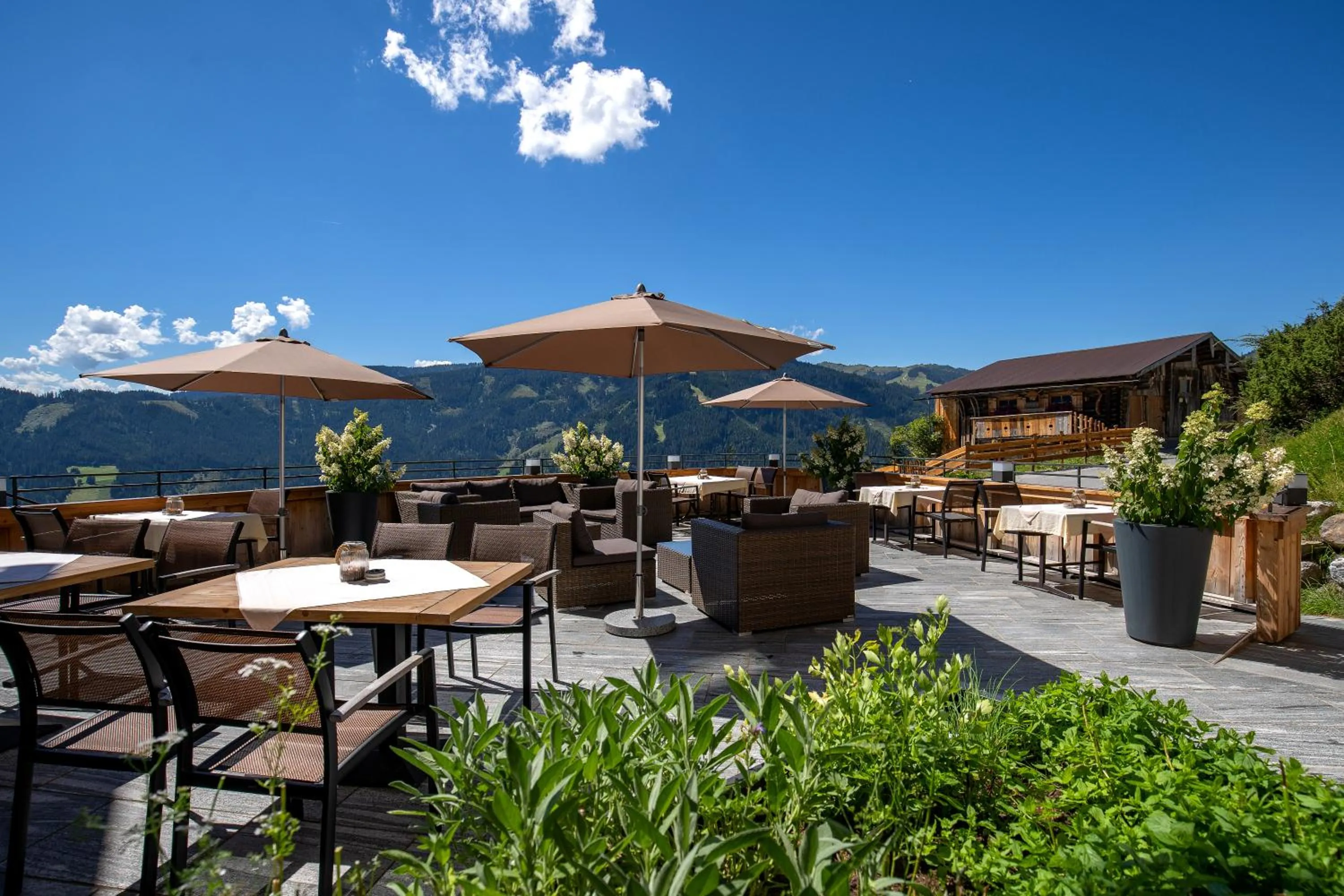 Balcony/Terrace in Das Grünholz Aparthotel