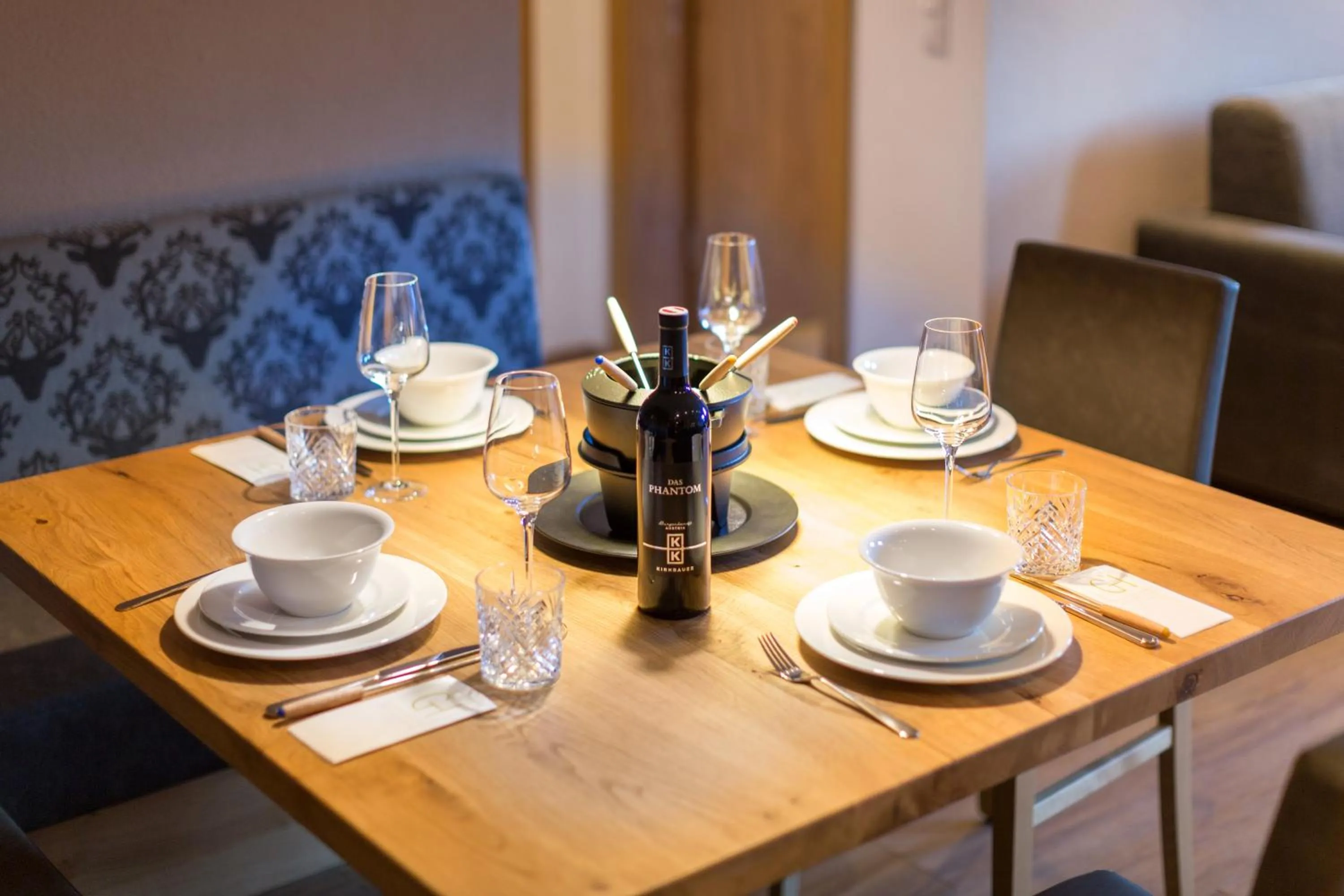Dining area in Das Grünholz Aparthotel