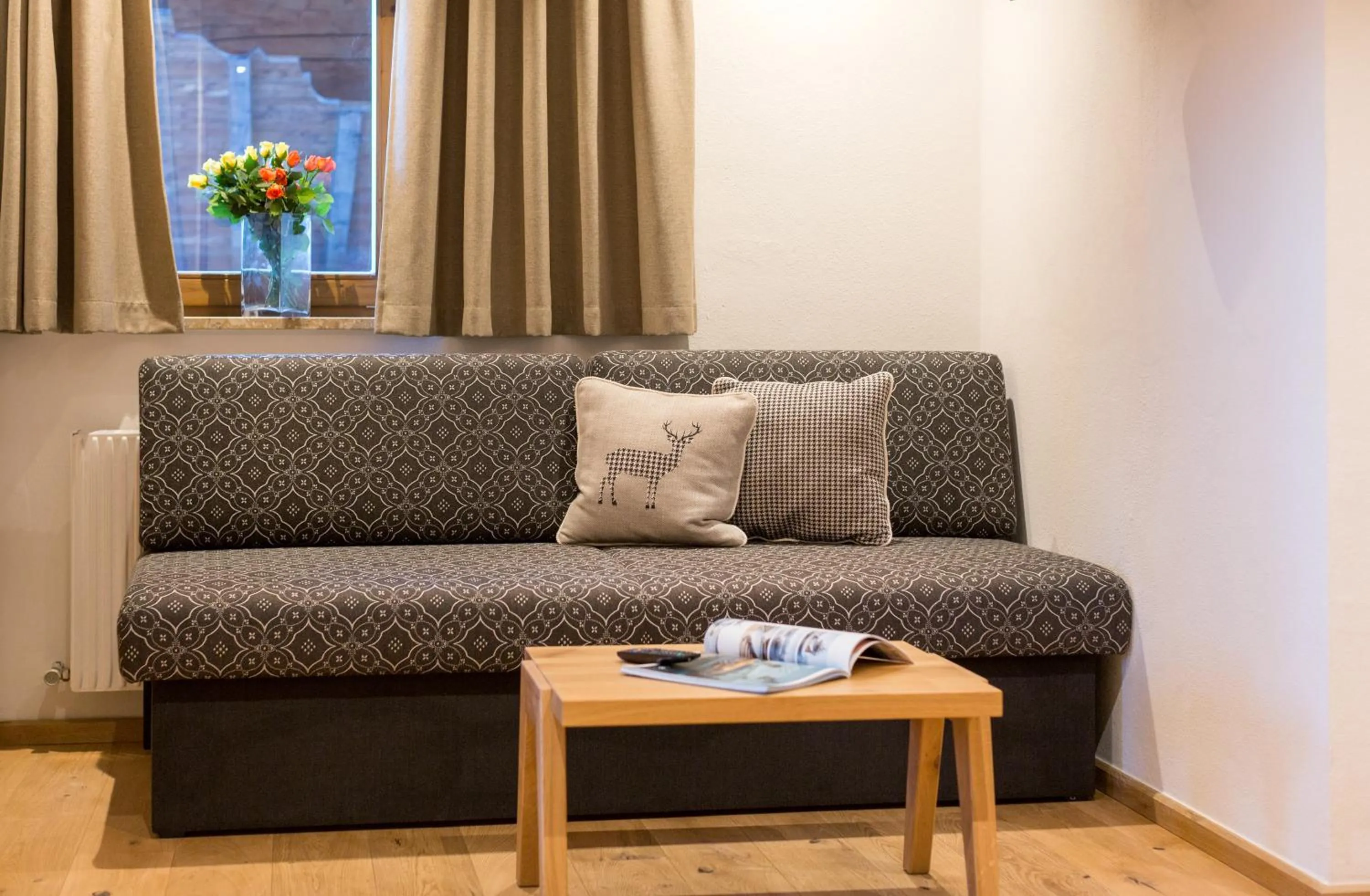 Seating area in Das Grünholz Aparthotel