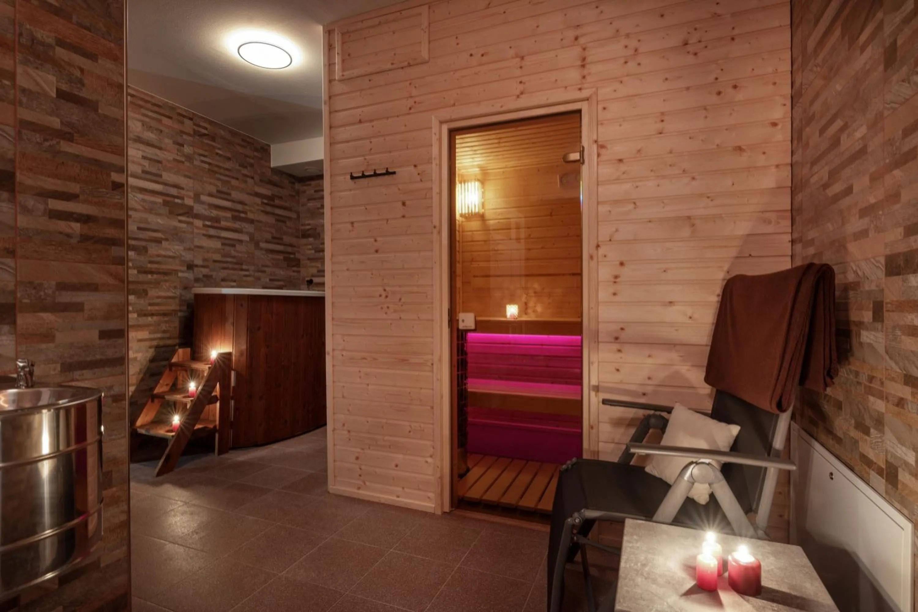 Sauna, Bed in Rezidencia Podhájska