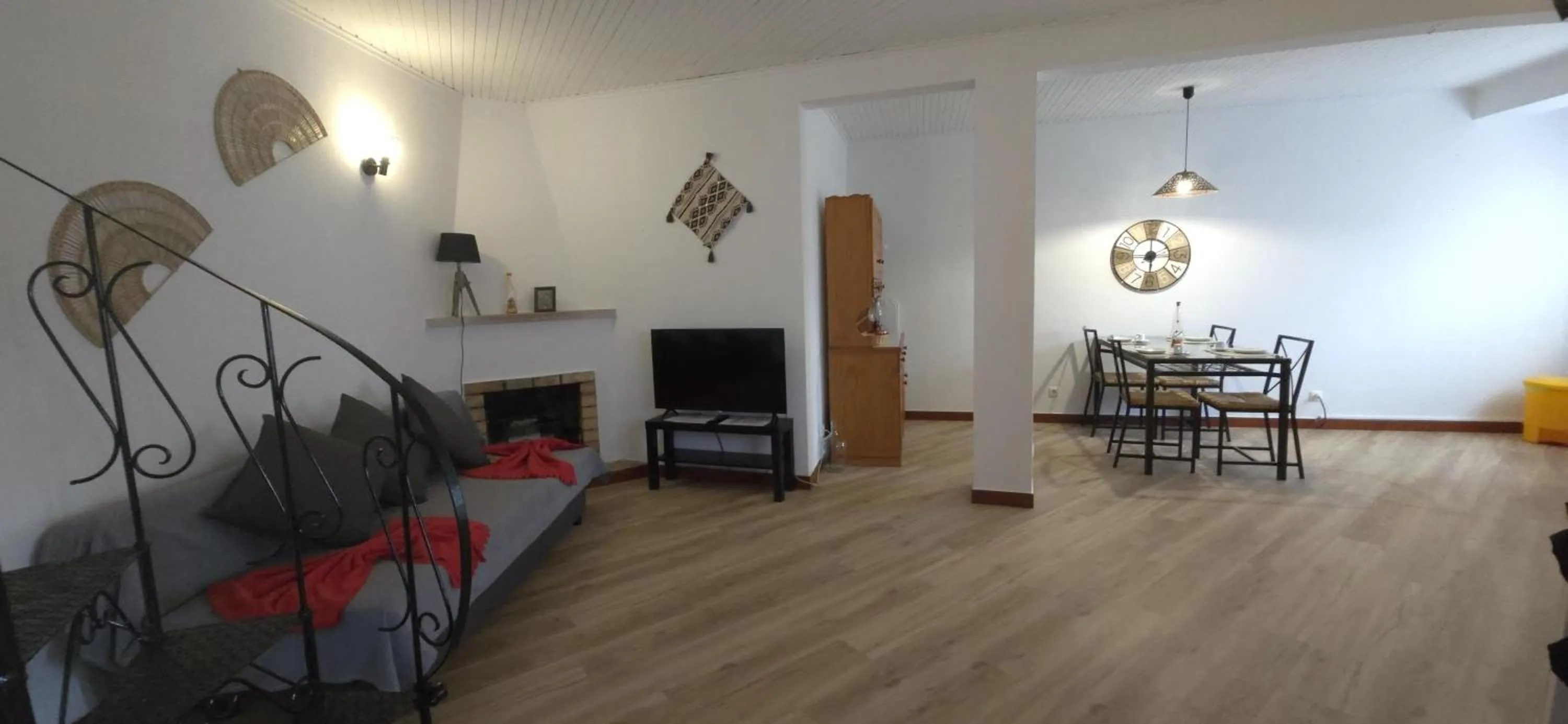 Living room in Casas da Biquinha