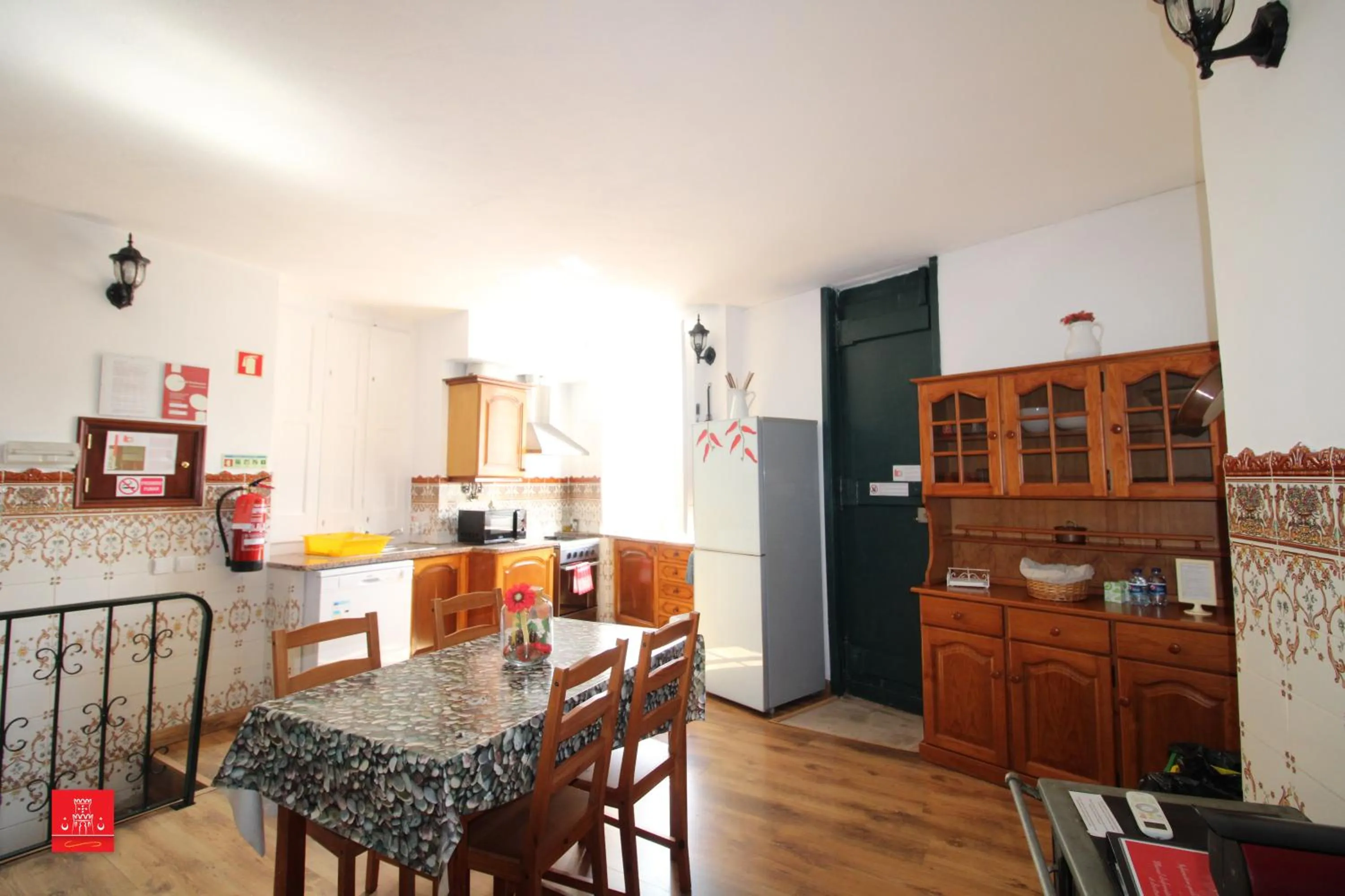 Kitchen or kitchenette in Casas da Biquinha