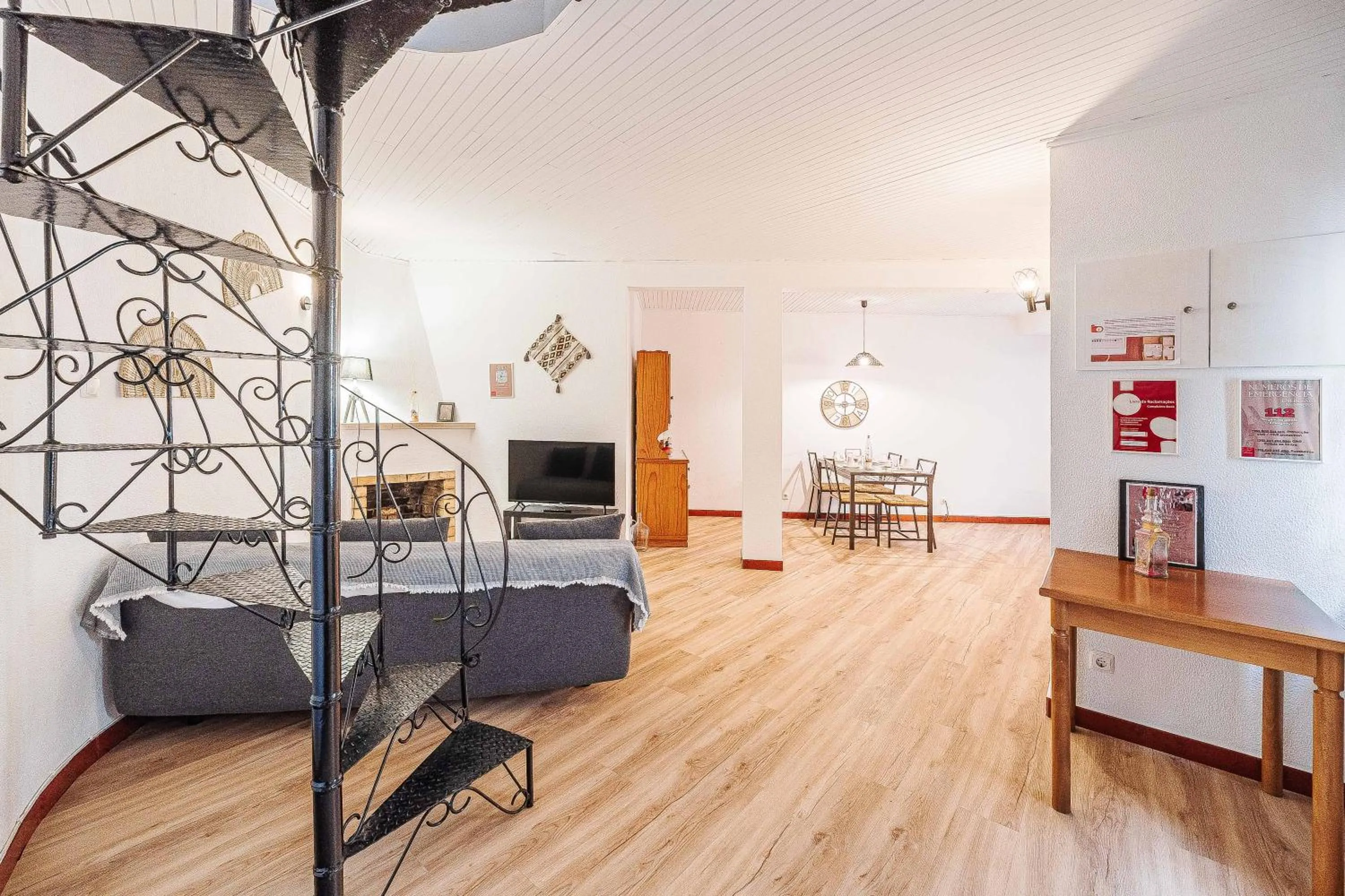 Living room in Casas da Biquinha