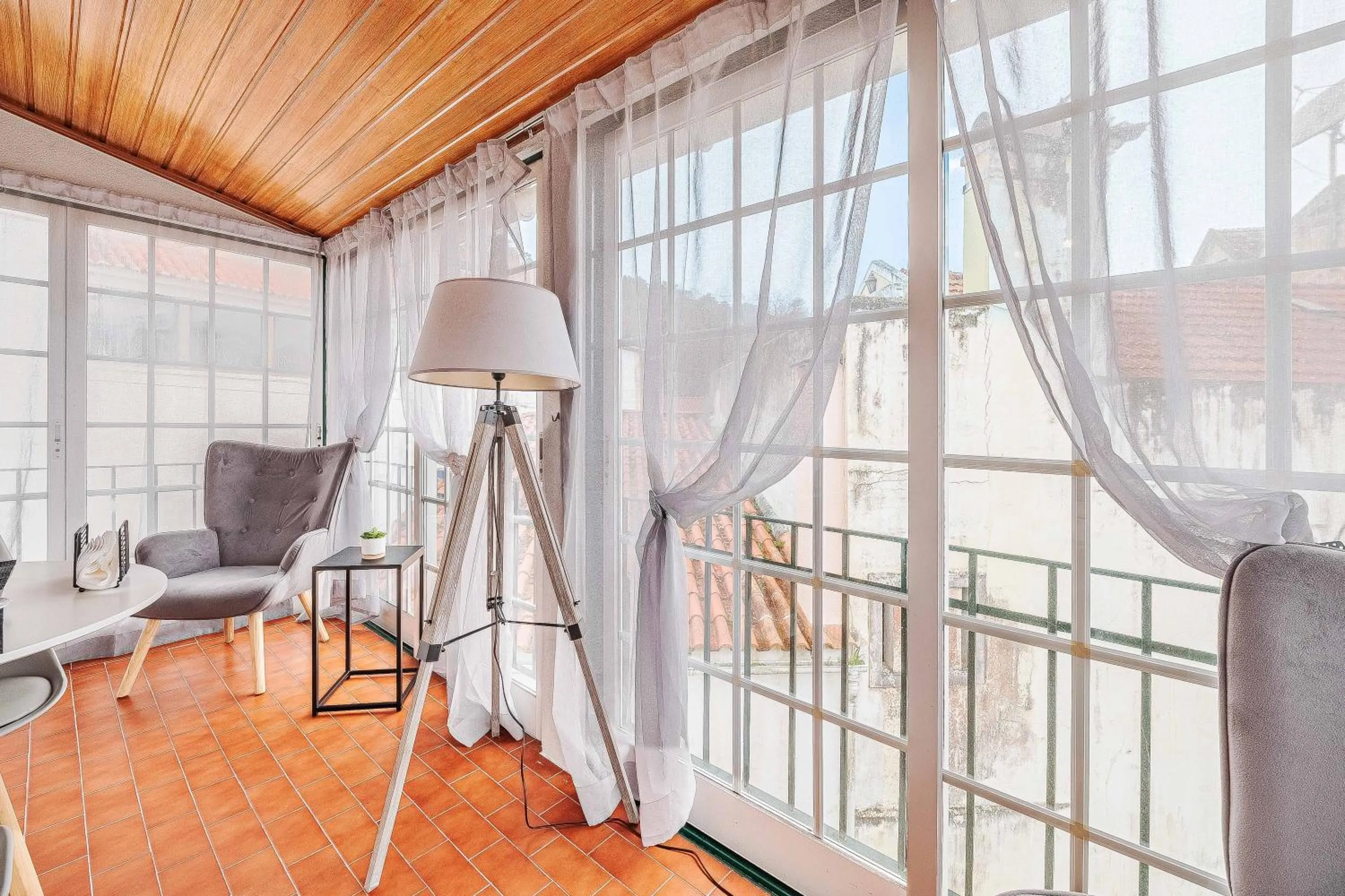 Living room in Casas da Biquinha