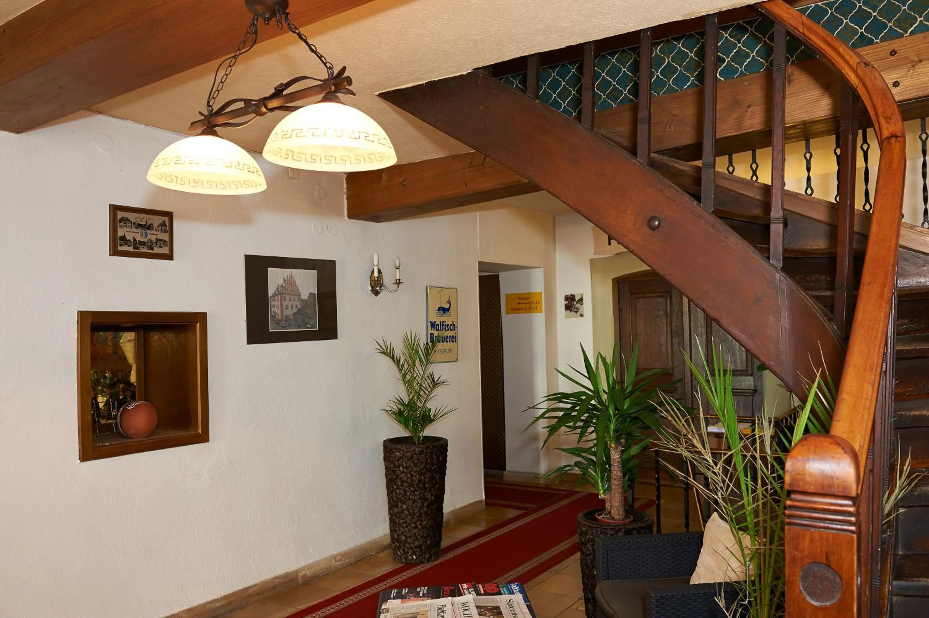 Lobby or reception in Hotel Walfisch