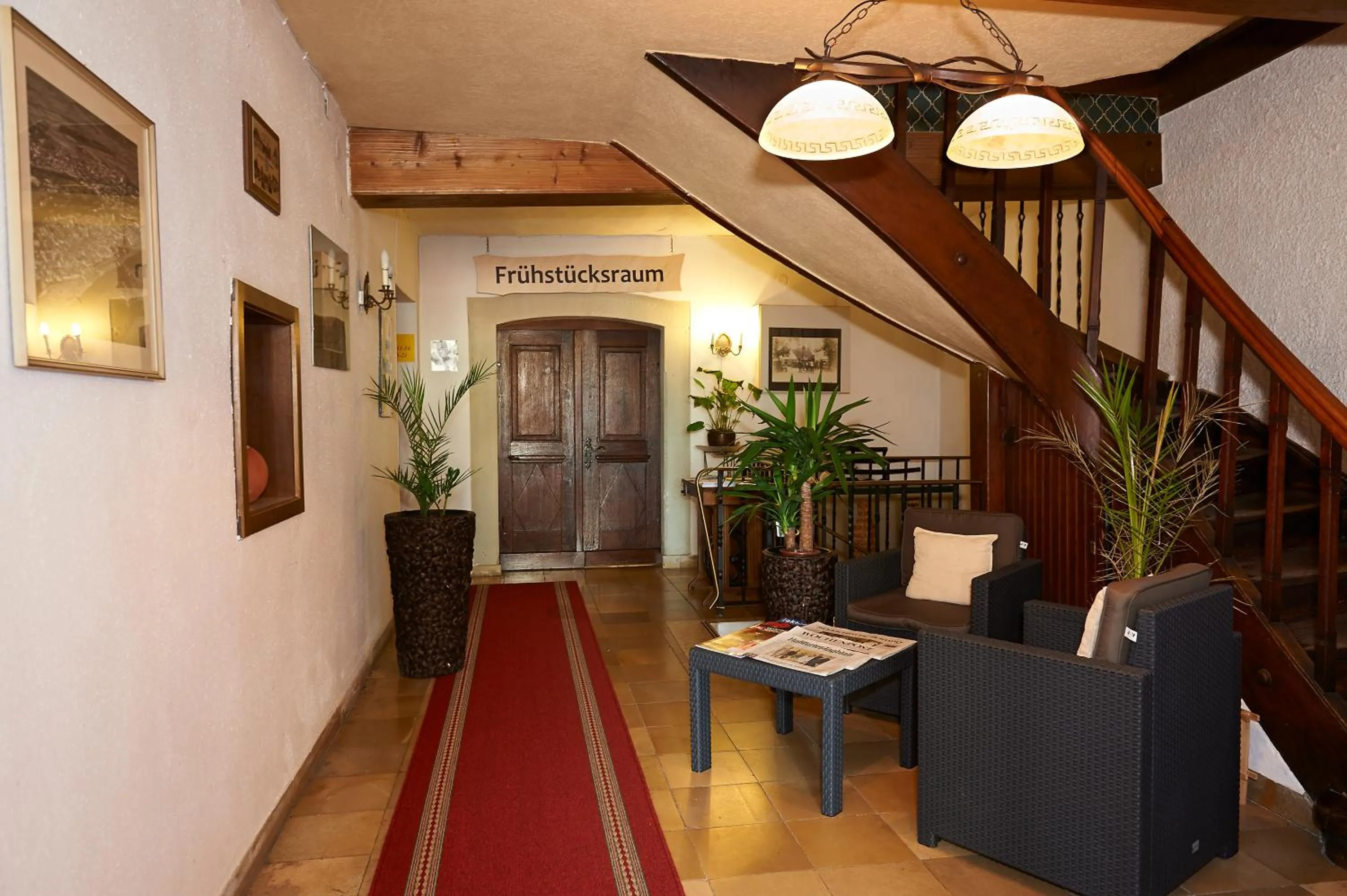 Lobby or reception in Hotel Walfisch