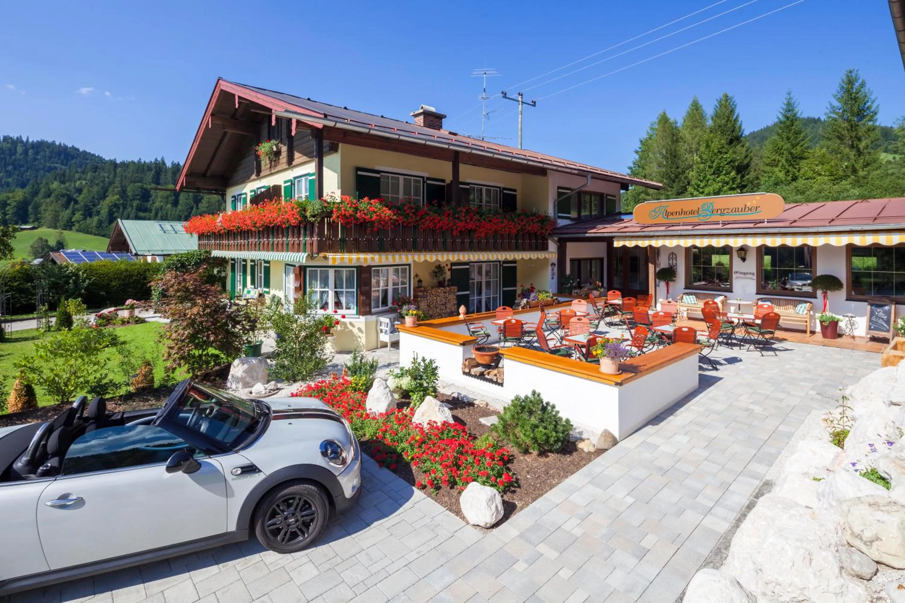 Balcony/Terrace in Alpenhotel Bergzauber