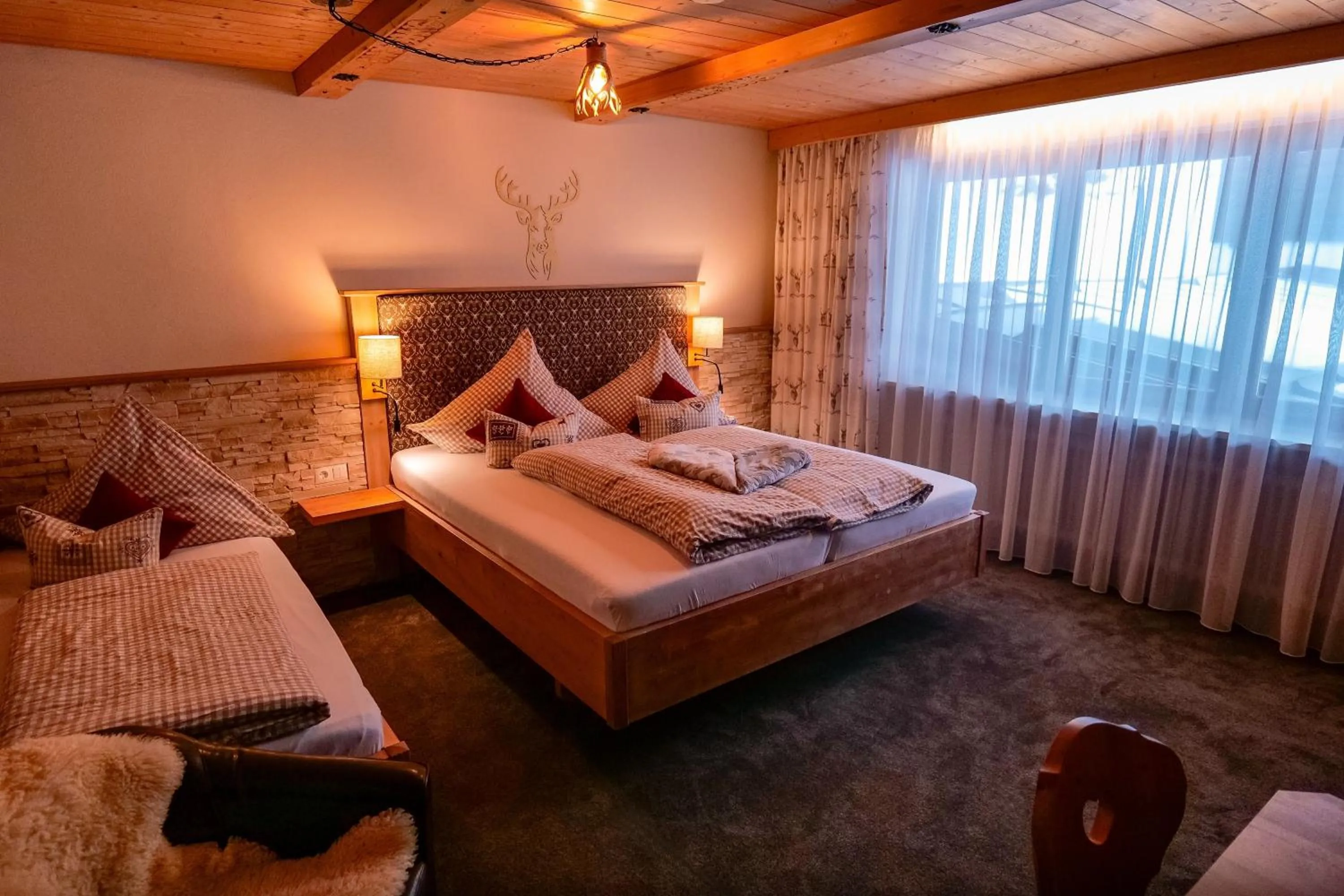 Bed in Alpenhotel Bergzauber